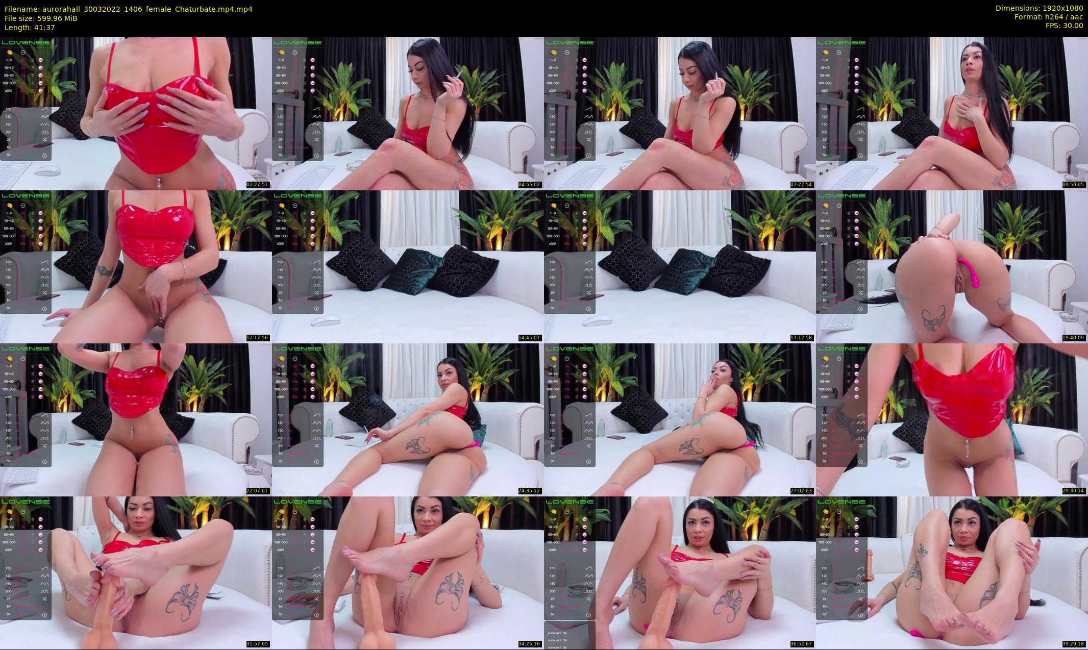 aurorahall — 42 minute Chaturbate female cam show recording, 1080p, Mar 30, 2022
