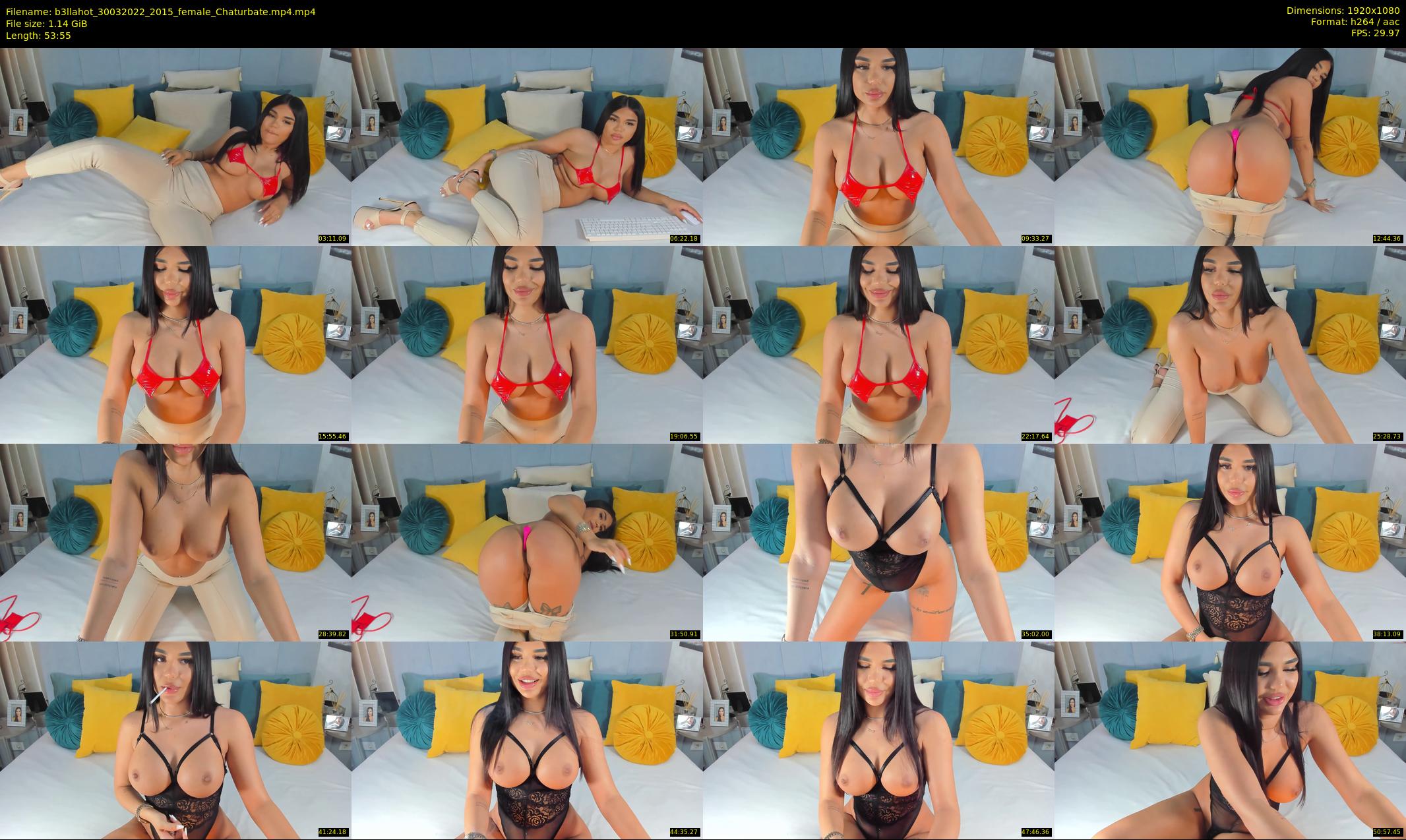 b3llahot — 54 minute Chaturbate female cam show recording, 1080p, Mar 30, 2022
