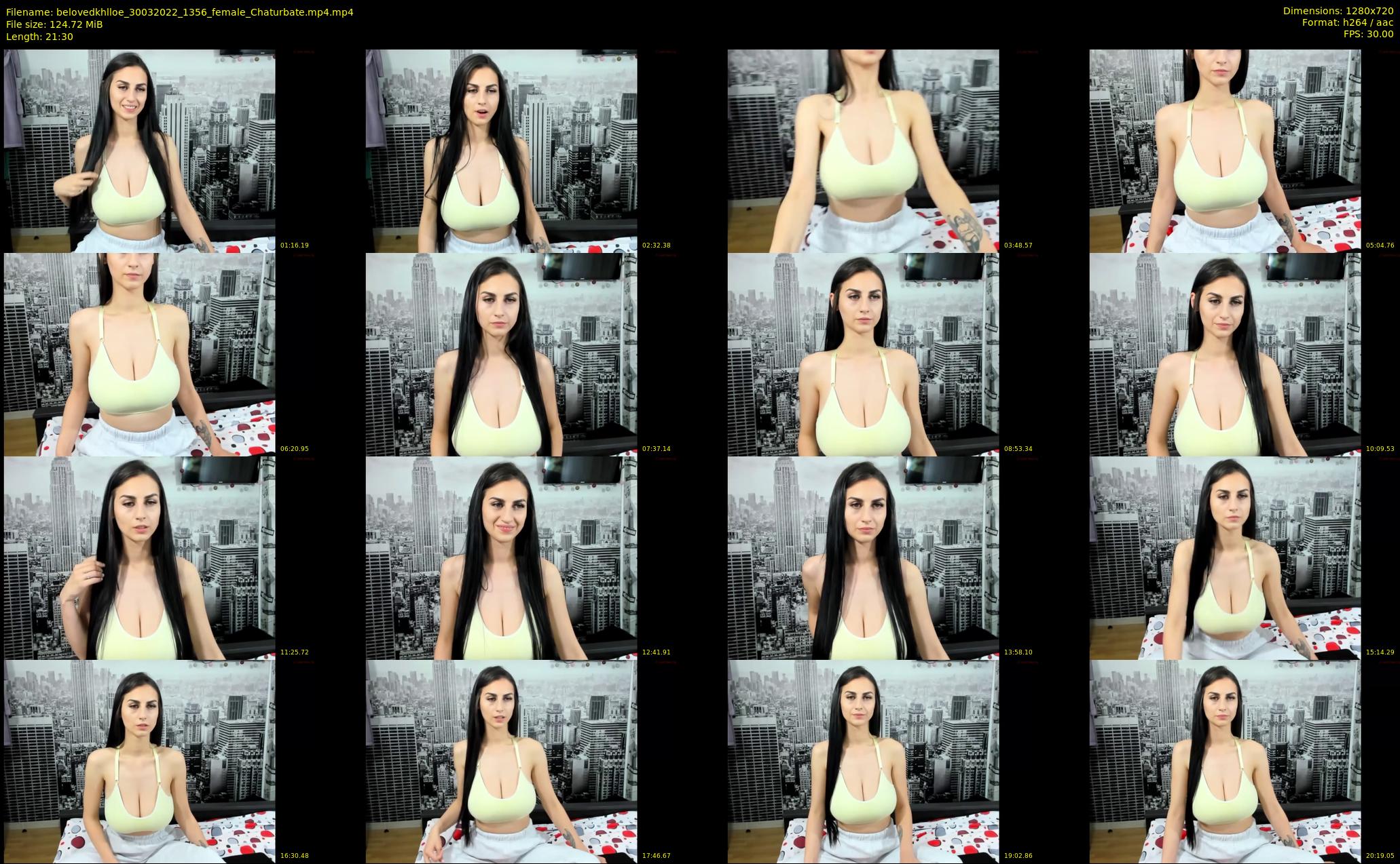 belovedkhlloe — 22 minute Chaturbate female cam show recording, 720p, Mar 30, 2022