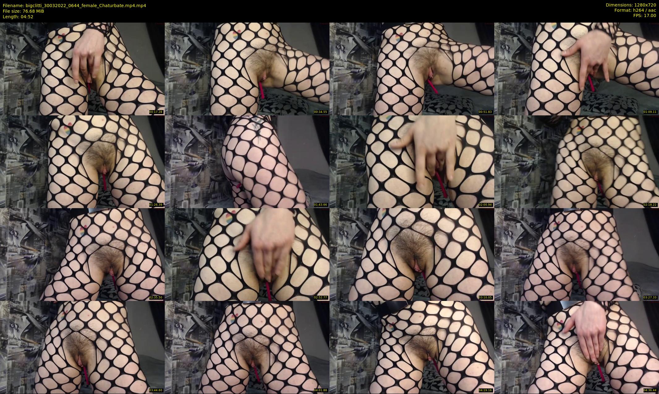 bigclitti — 5 minute Chaturbate female cam show recording, 720p, Mar 30, 2022