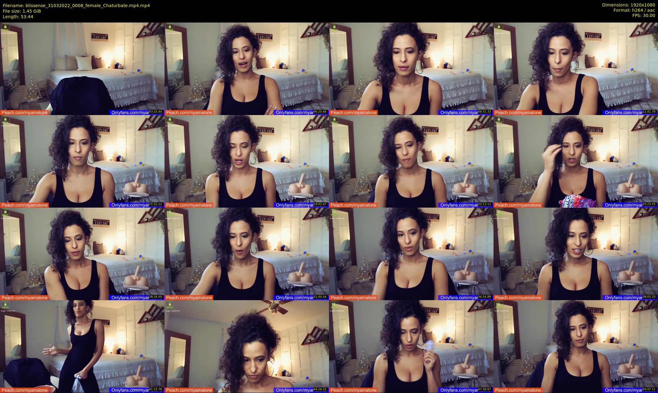 blissense — 54 minute Chaturbate female cam show recording, 1080p, Mar 31, 2022