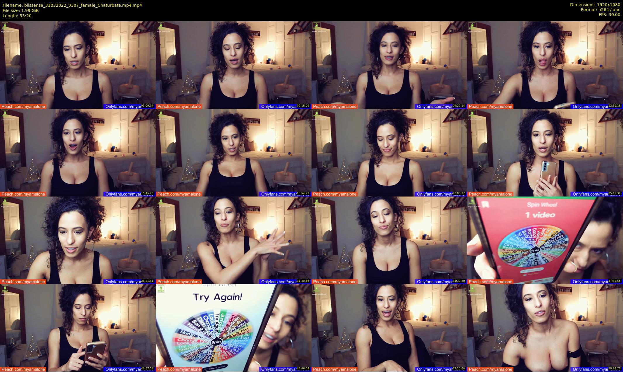 blissense — 54 minute Chaturbate female cam show recording, 1080p, Mar 31, 2022