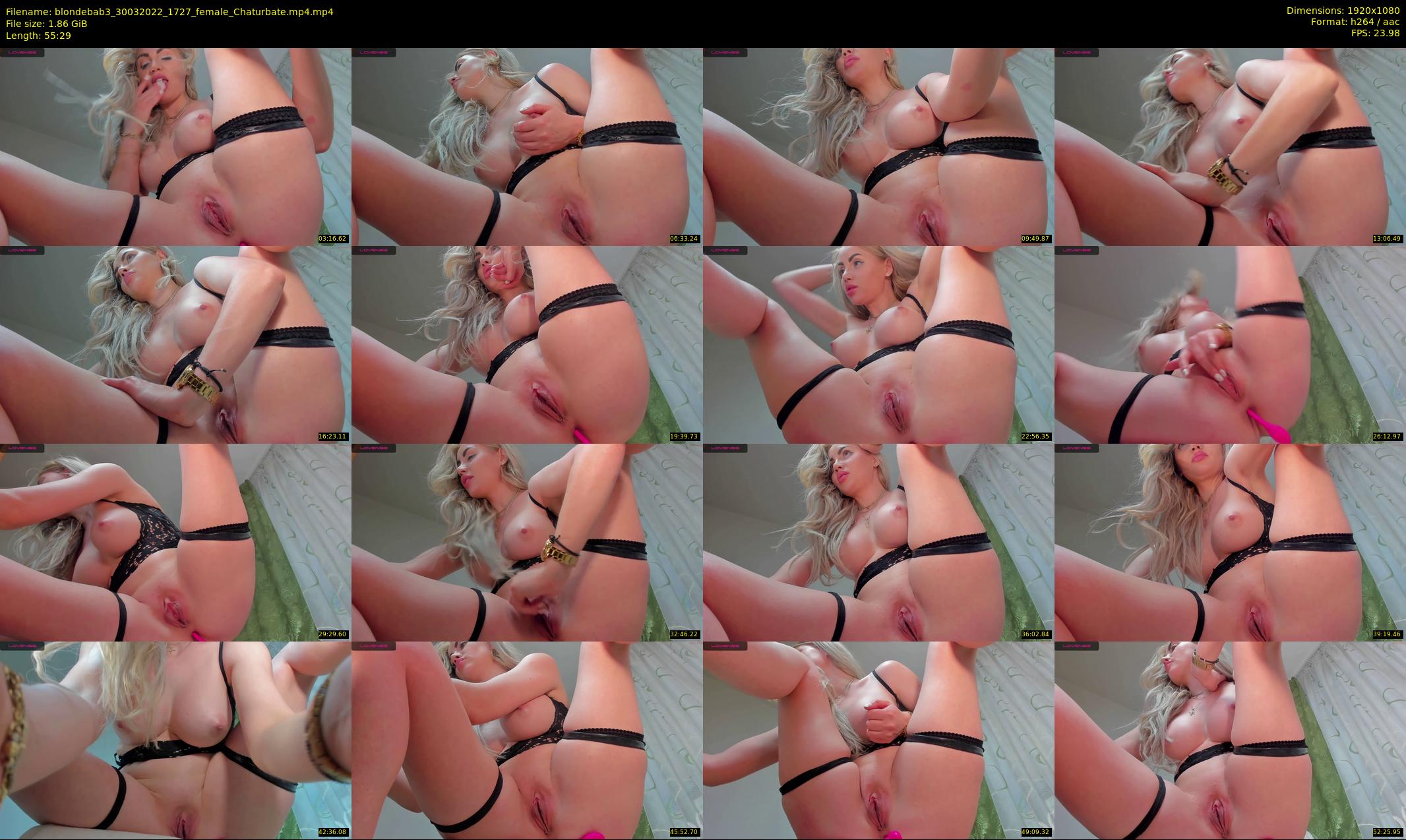 blondebab3 — 56 minute Chaturbate female cam show recording, 1080p, Mar 30, 2022