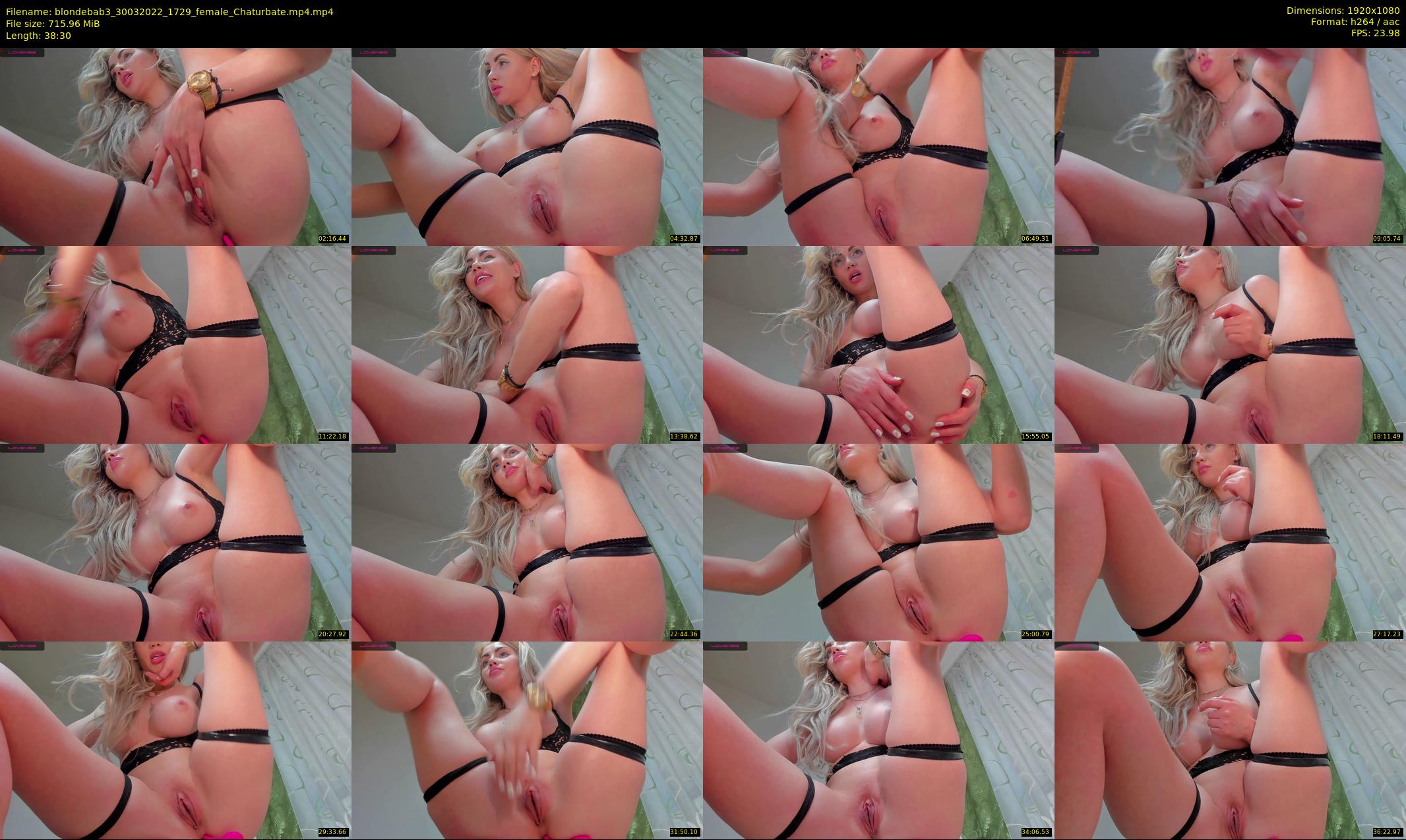 blondebab3 — 39 minute Chaturbate female cam show recording, 1080p, Mar 30, 2022