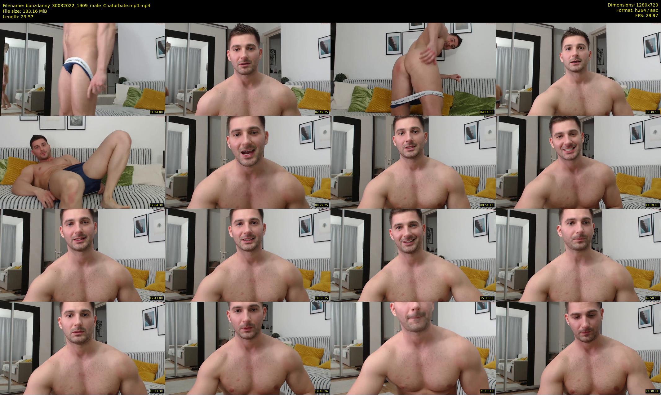 bunzdanny — 24 minute Chaturbate male cam show recording, 720p, Mar 30, 2022