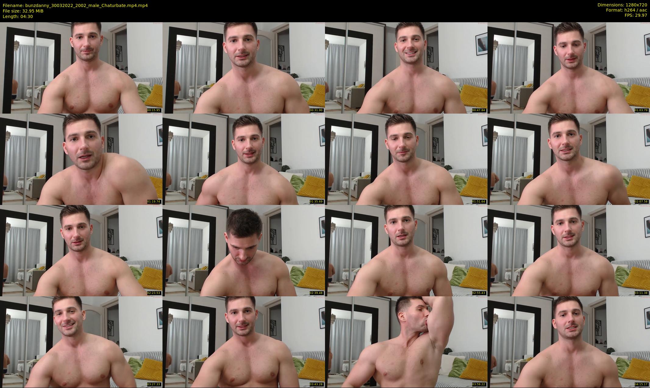 bunzdanny — 5 minute Chaturbate male cam show recording, 720p, Mar 30, 2022
