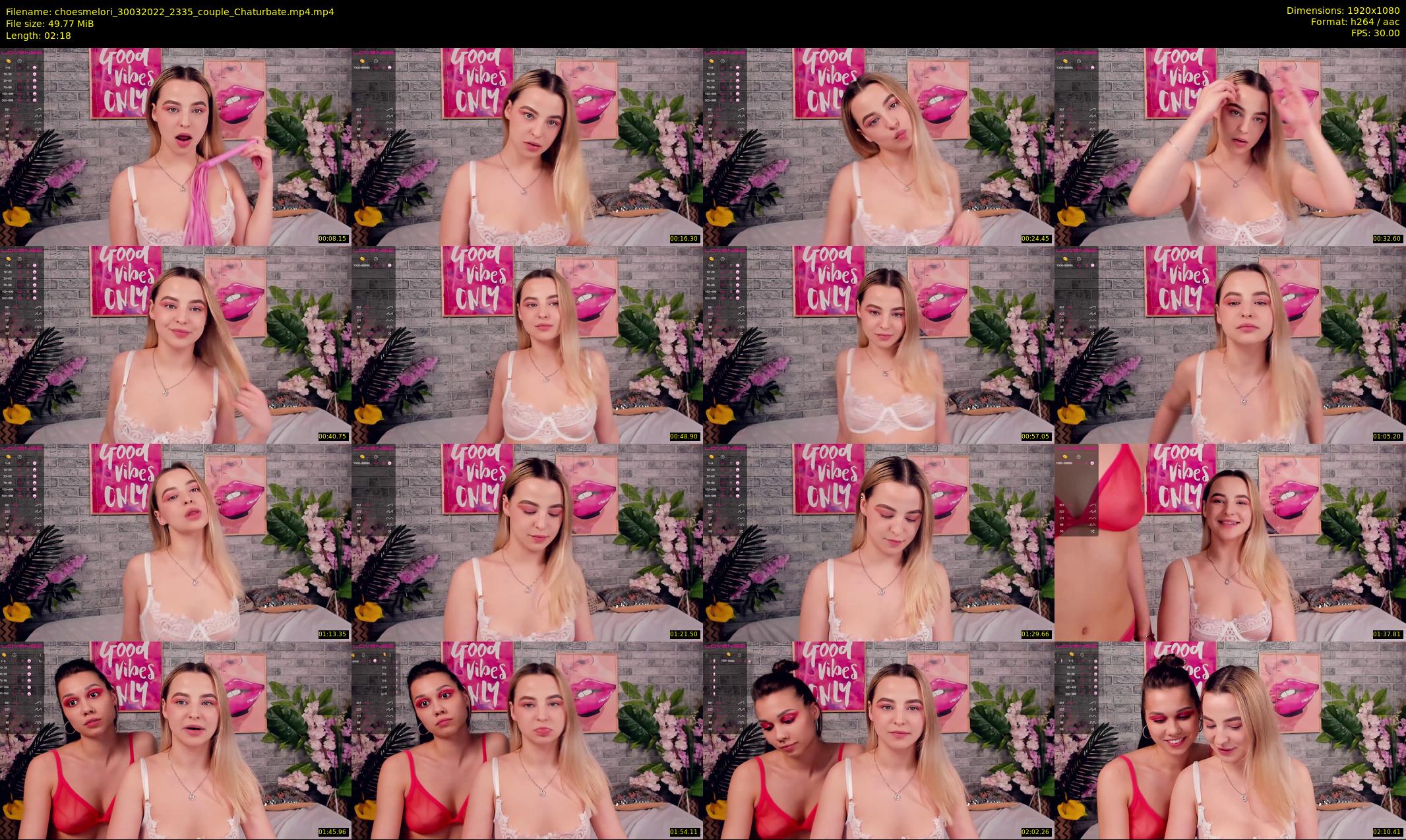 choesmelori — 3 minute Chaturbate couple cam show recording, 1080p, Mar 30, 2022