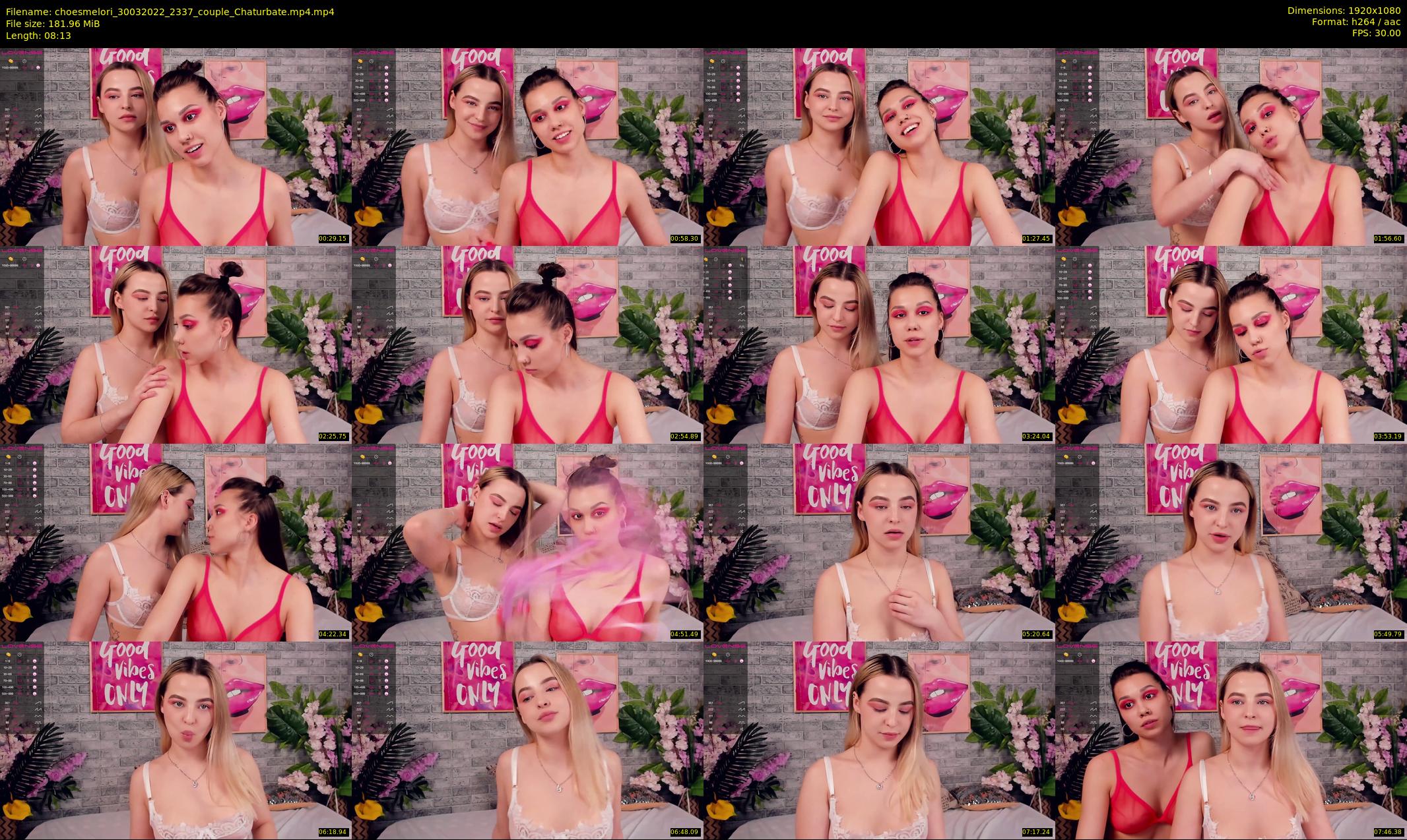 choesmelori — 9 minute Chaturbate couple cam show recording, 1080p, Mar 30, 2022