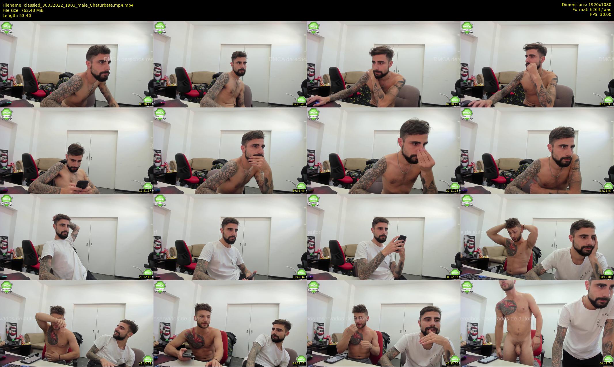 classied — 54 minute Chaturbate male cam show recording, 1080p, Mar 30, 2022
