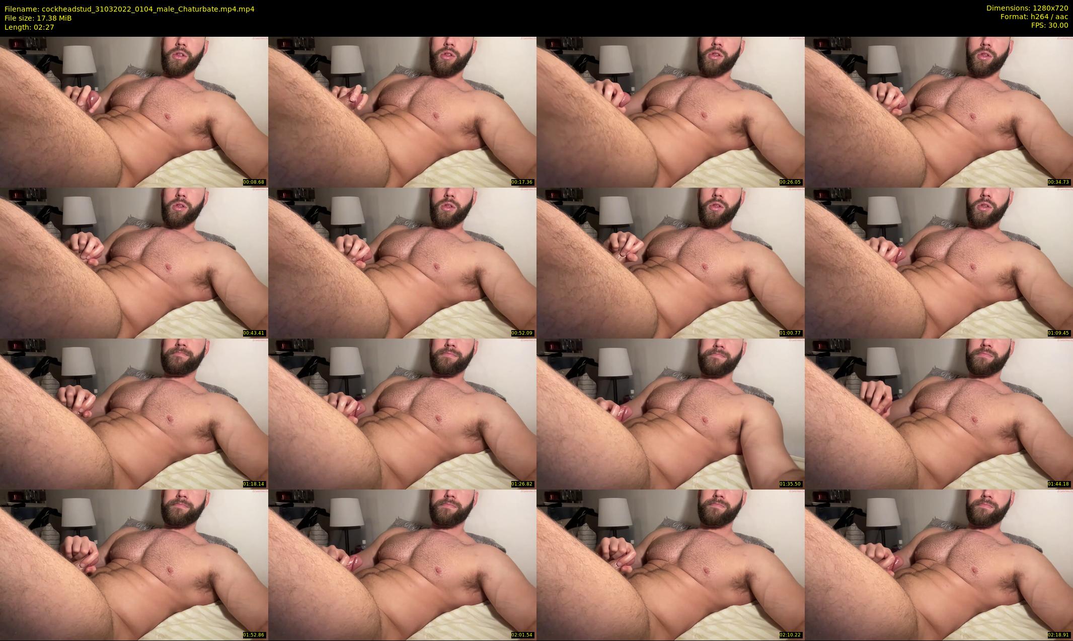 cockheadstud — 3 minute Chaturbate male cam show recording, 720p, Mar 31, 2022
