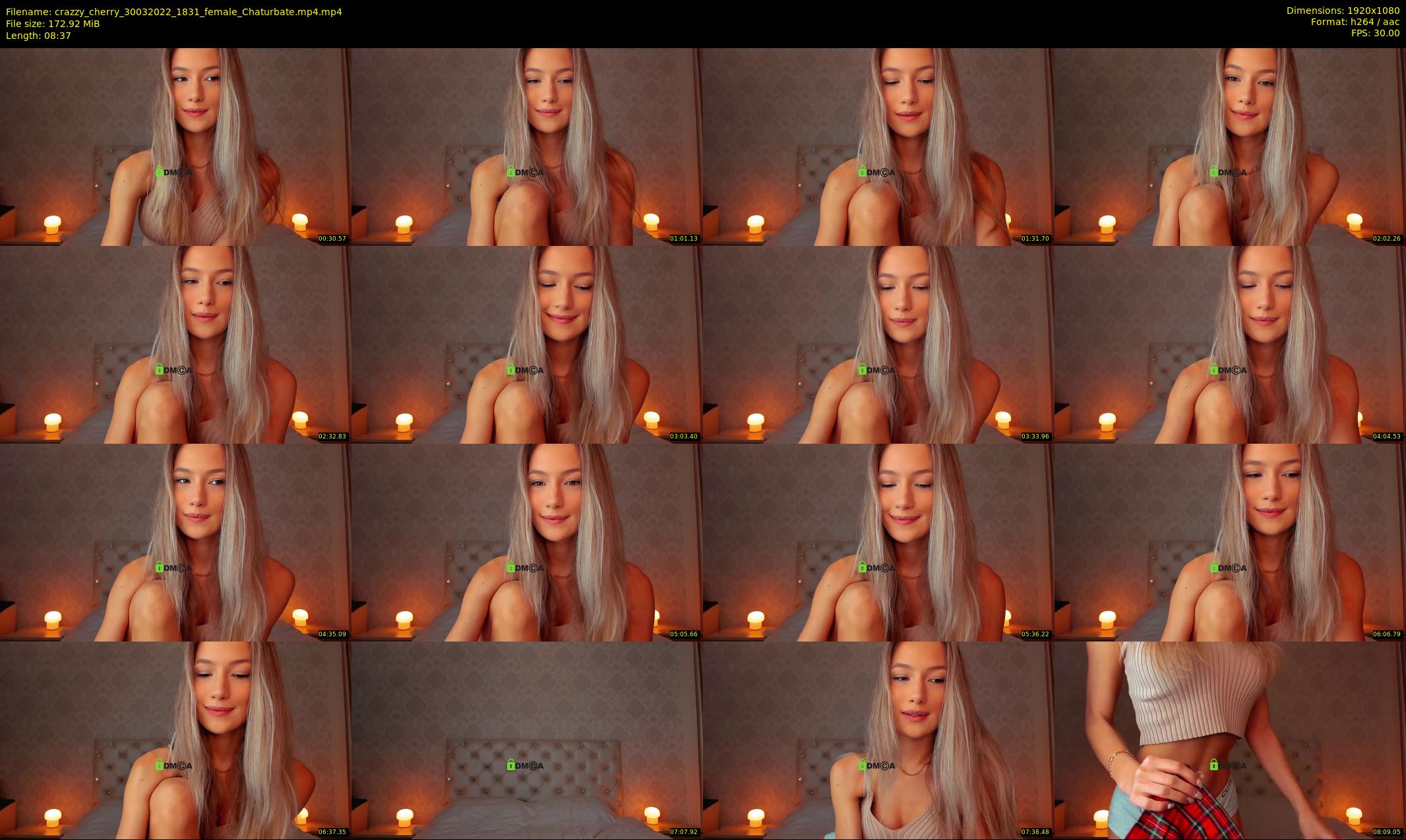 crazzy_cherry — 9 minute Chaturbate female cam show recording, 1080p, Mar 30, 2022