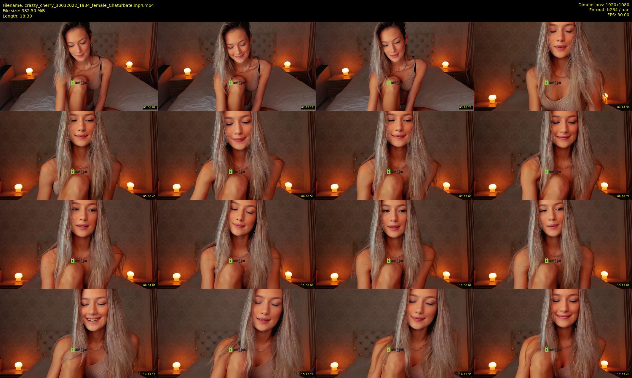 crazzy_cherry — 19 minute Chaturbate female cam show recording, 1080p, Mar 30, 2022