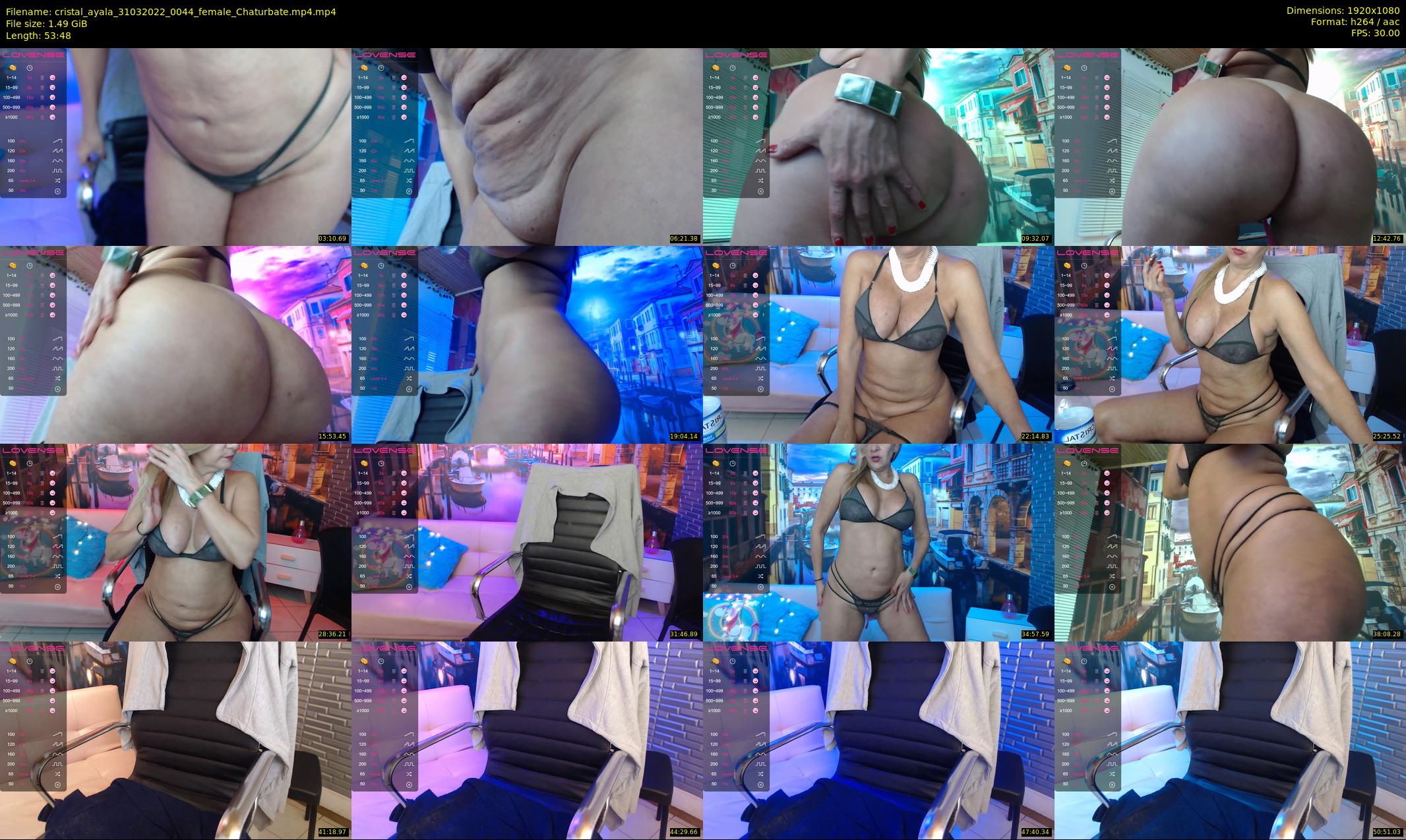 cristal_ayala — 54 minute Chaturbate female cam show recording, 1080p, Mar 31, 2022