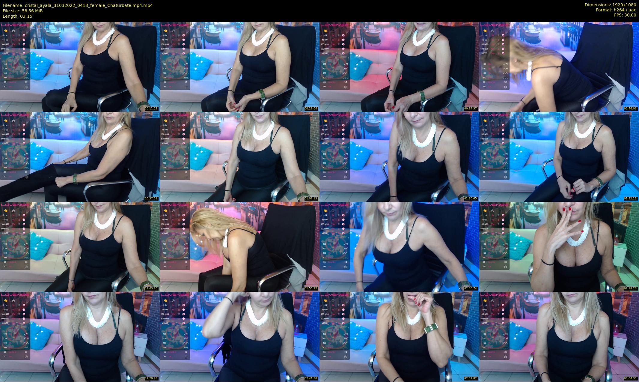 cristal_ayala — 4 minute Chaturbate female cam show recording, 1080p, Mar 31, 2022