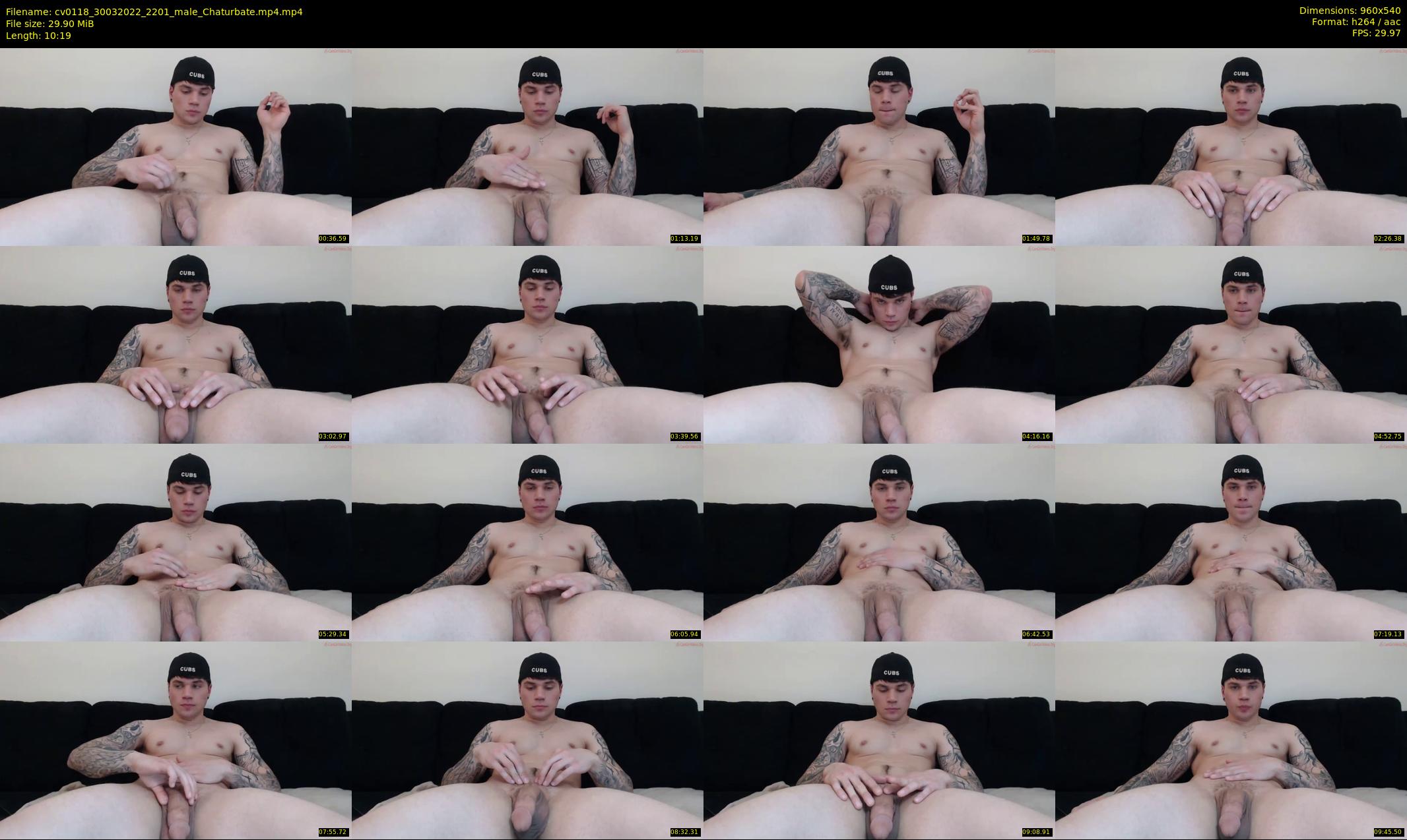 cv0118 — 11 minute Chaturbate male cam show recording, 480p, Mar 30, 2022