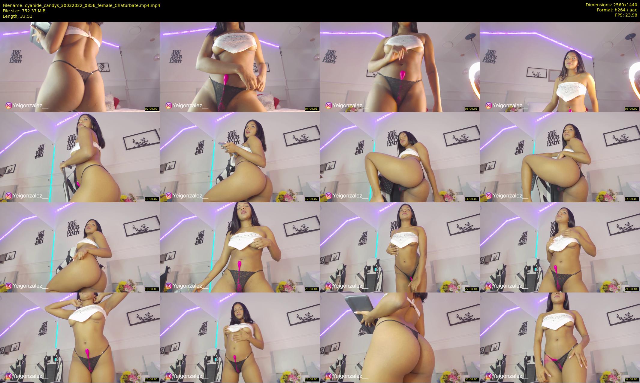 cyanide_candys — 34 minute Chaturbate female cam show recording, 1080p, Mar 30, 2022