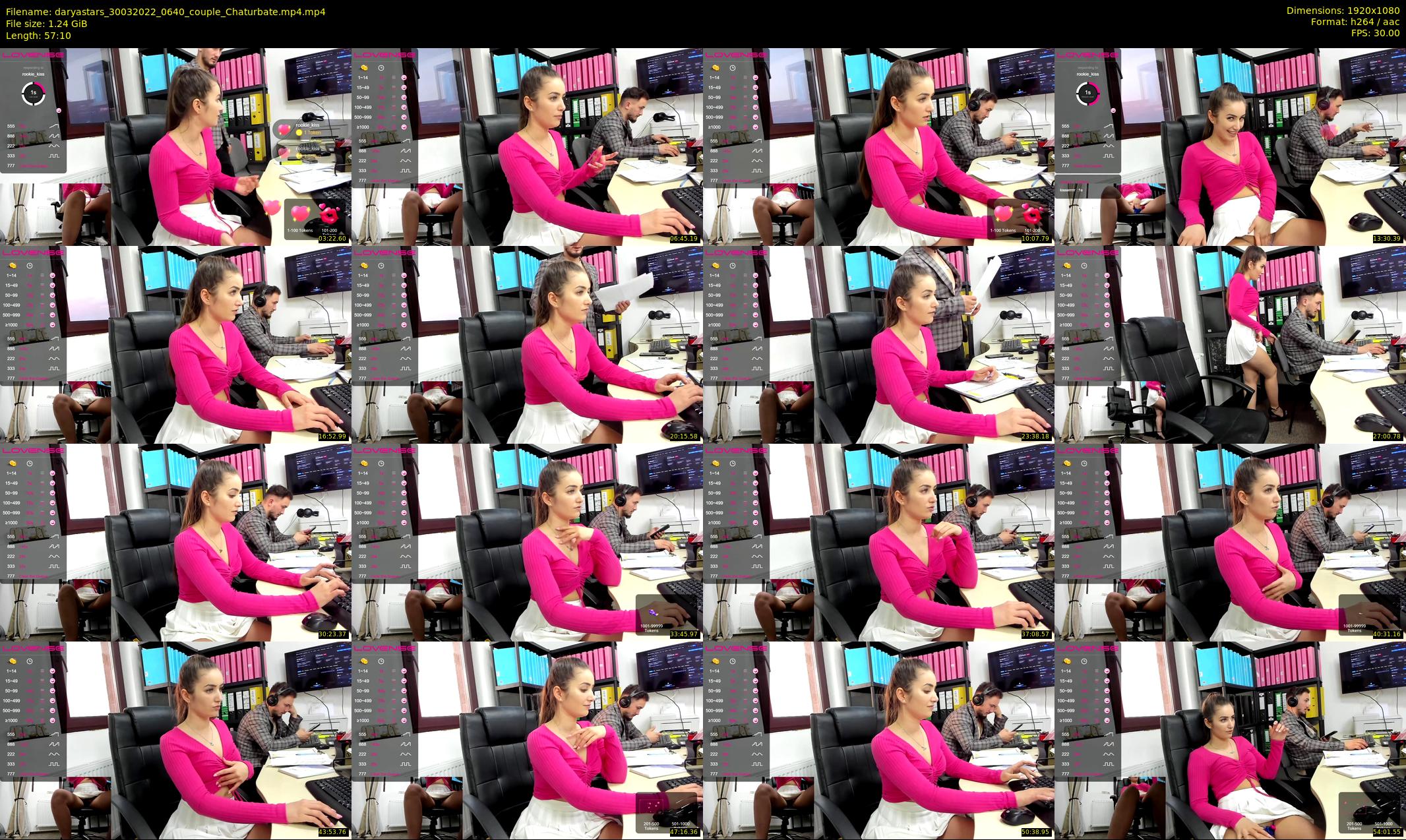 daryastars — 58 minute Chaturbate couple cam show recording, 1080p, Mar 30, 2022