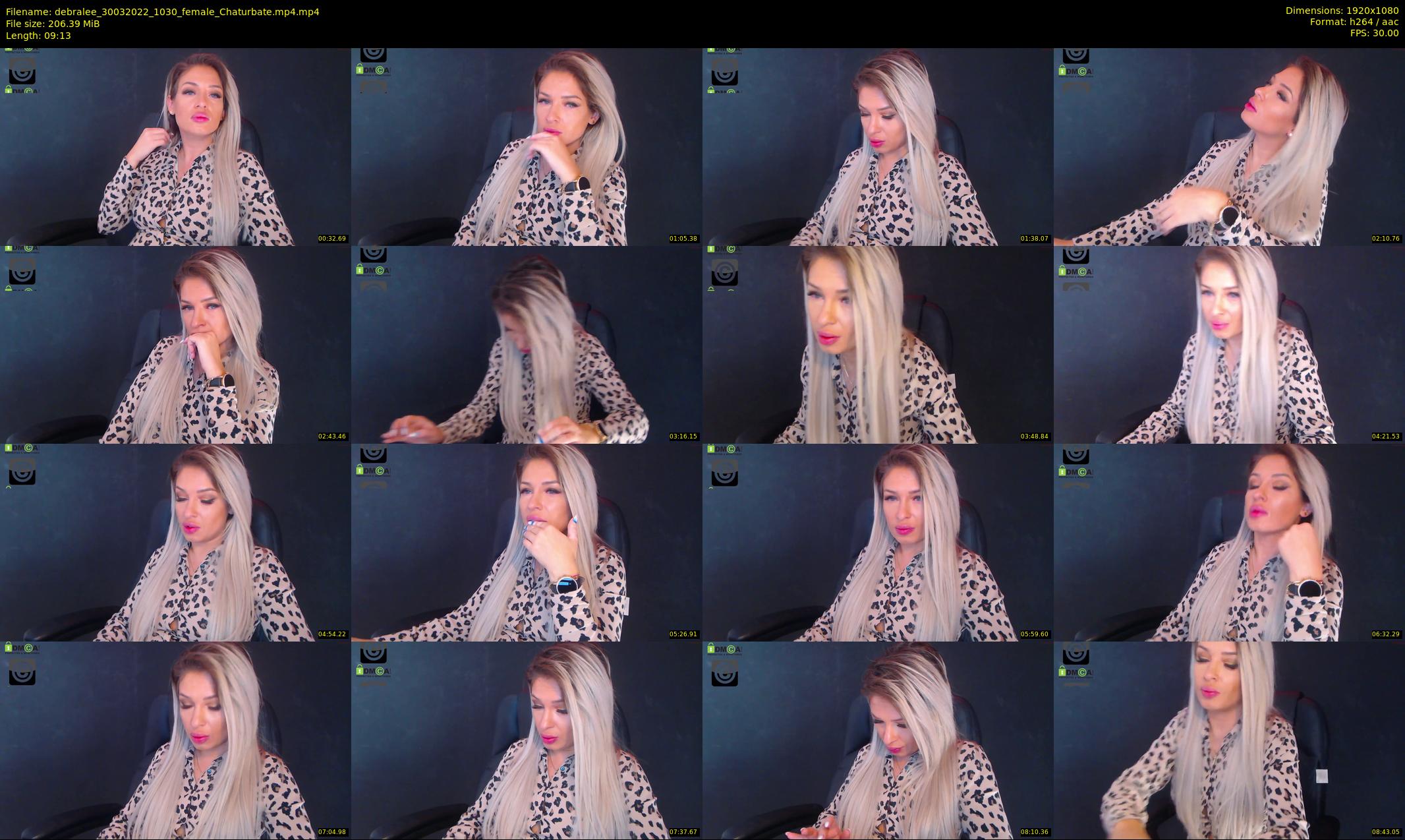 debralee — 10 minute Chaturbate female cam show recording, 1080p, Mar 30, 2022