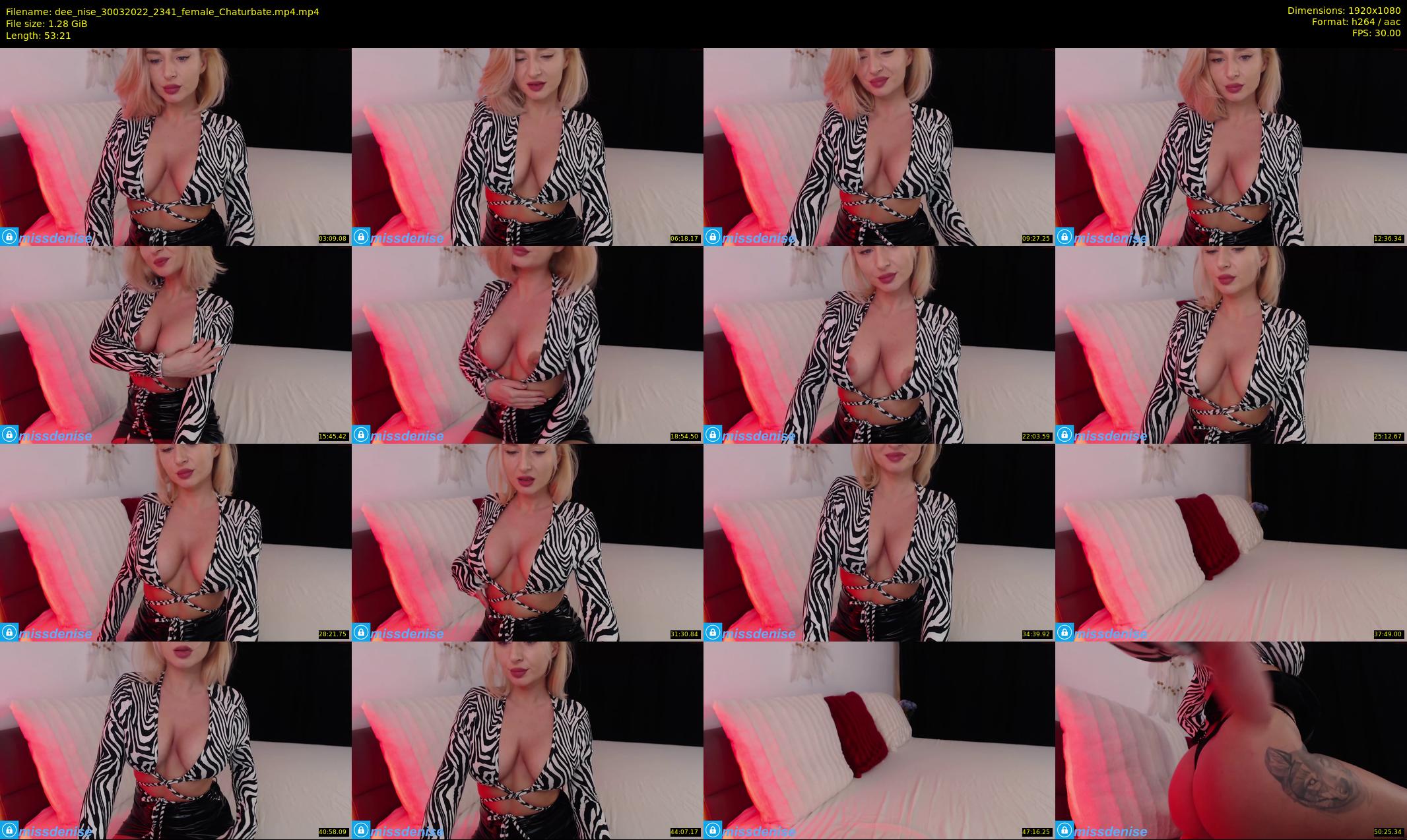 dee_nise — 54 minute Chaturbate female cam show recording, 1080p, Mar 30, 2022