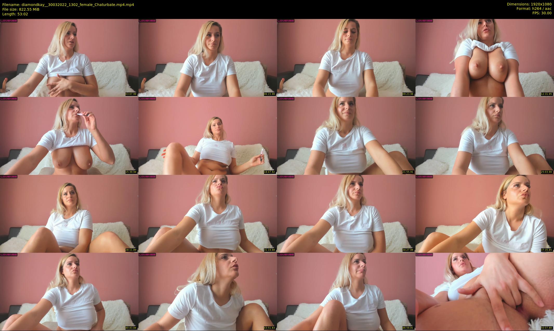 diamondkay_ — 54 minute Chaturbate female cam show recording, 1080p, Mar 30, 2022