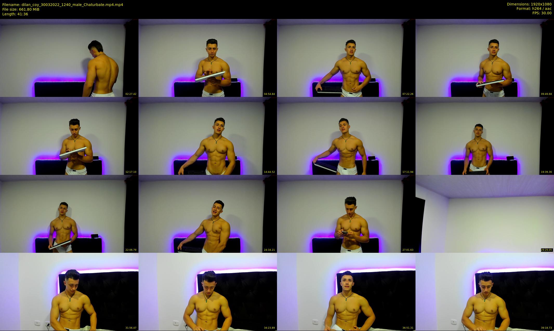 dilan_coy — 42 minute Chaturbate male cam show recording, 1080p, Mar 30, 2022