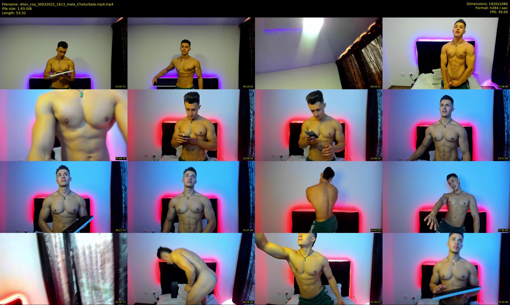 dilan_coy — 54 minute Chaturbate male cam show recording, 1080p, Mar 30, 2022