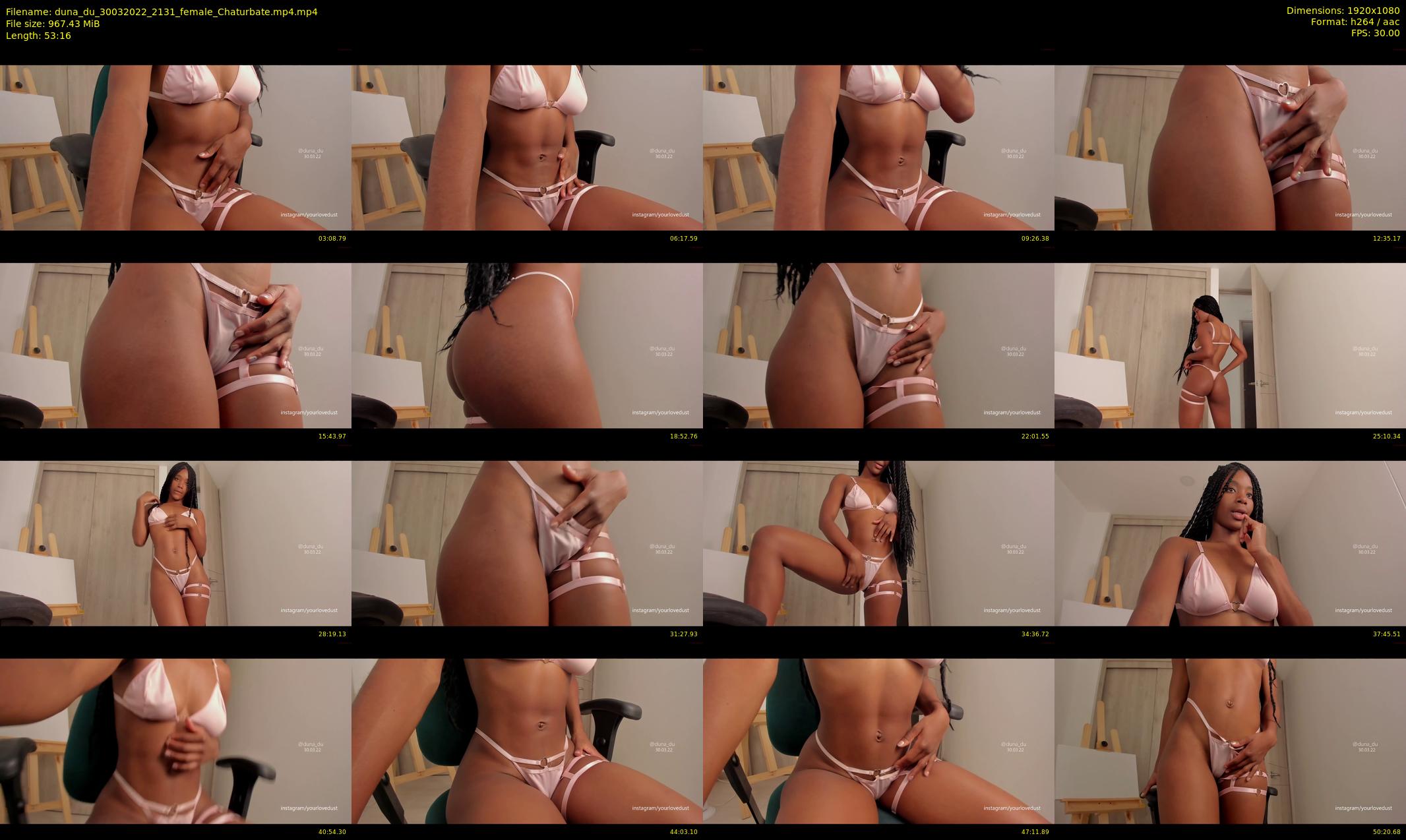 duna_du — 54 minute Chaturbate female cam show recording, 1080p, Mar 30, 2022