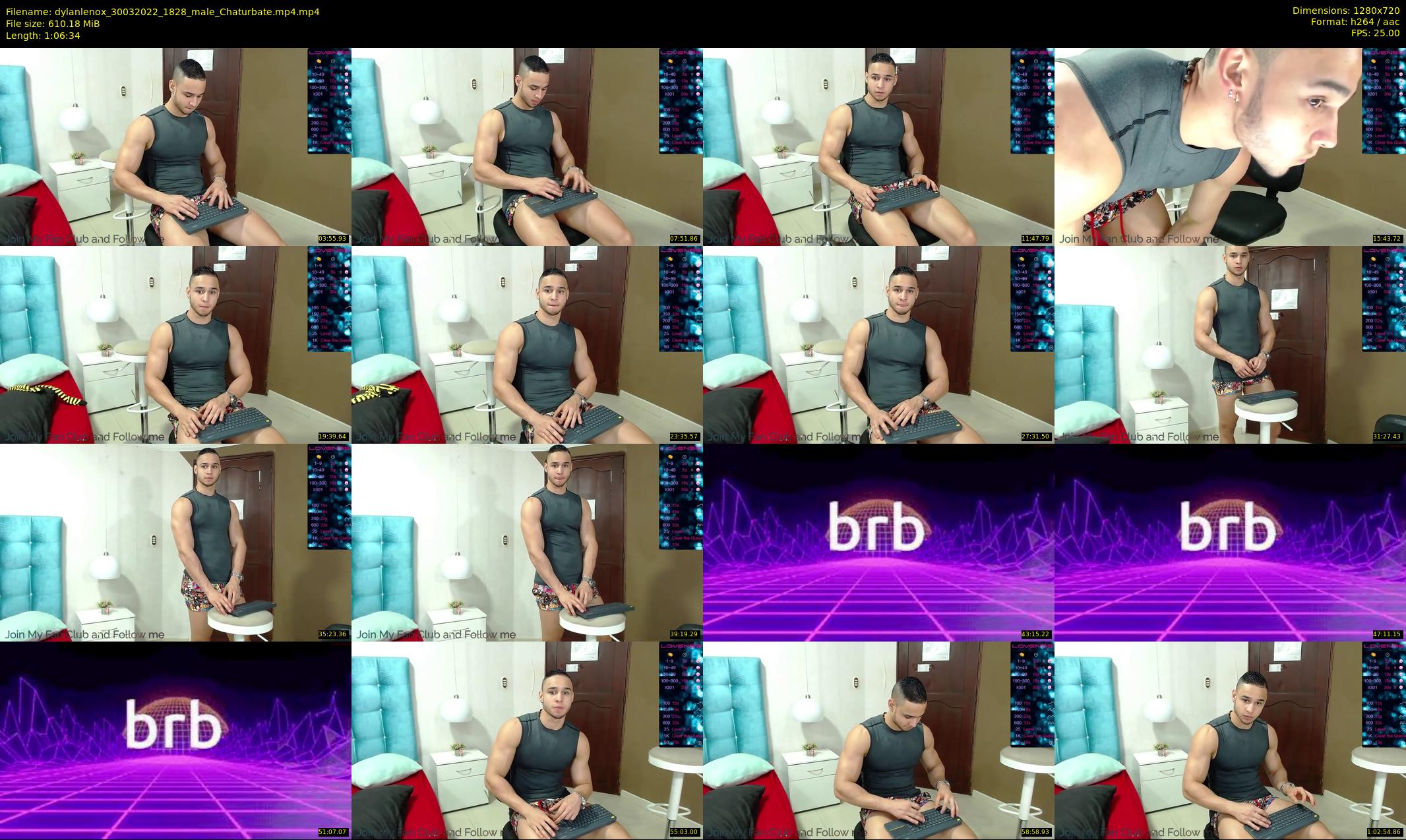 dylanlenox — 67 minute Chaturbate male cam show recording, 720p, Mar 30, 2022
