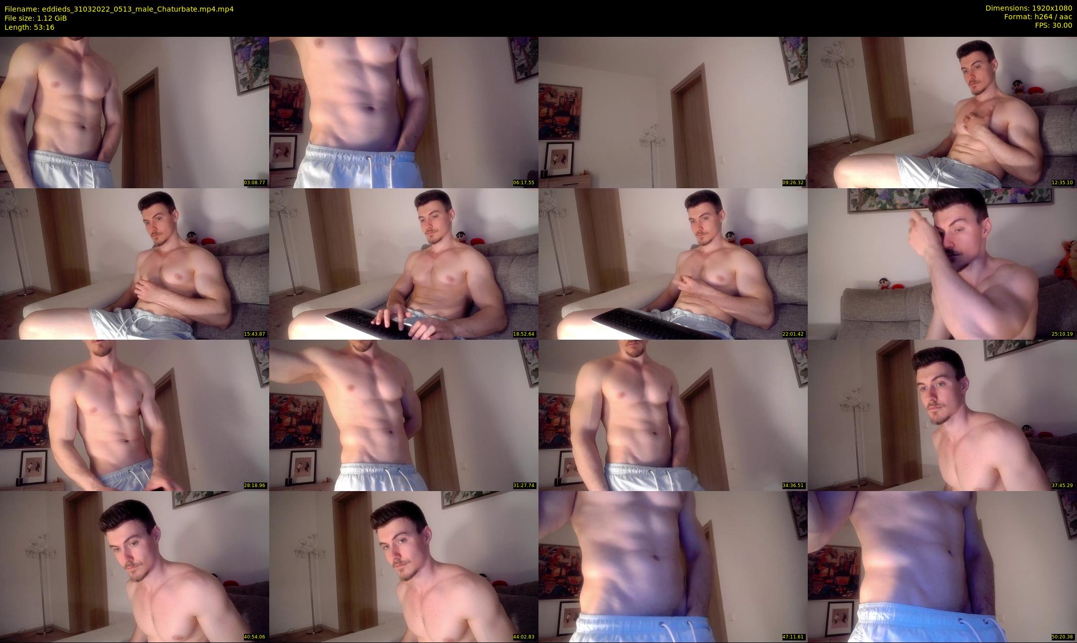 eddieds — 54 minute Chaturbate male cam show recording, 1080p, Mar 31, 2022