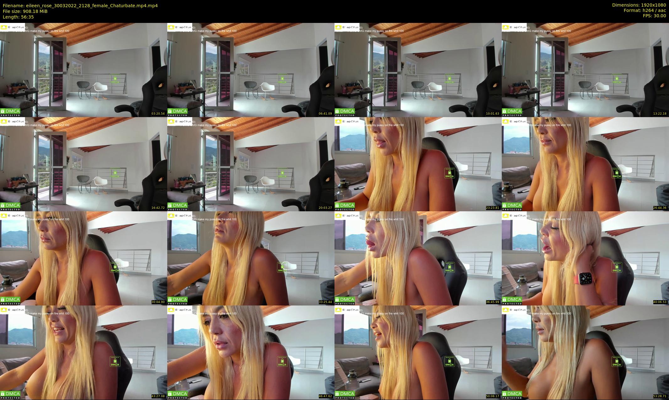 eileen_rose — 57 minute Chaturbate female cam show recording, 1080p, Mar 30, 2022