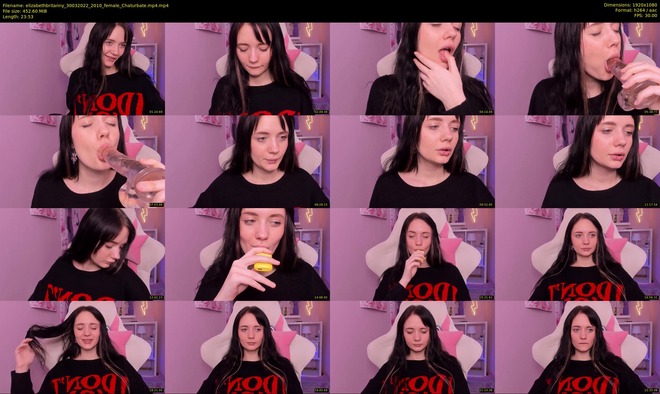 elizabethbritanny — 24 minute Chaturbate female cam show recording, 1080p, Mar 30, 2022