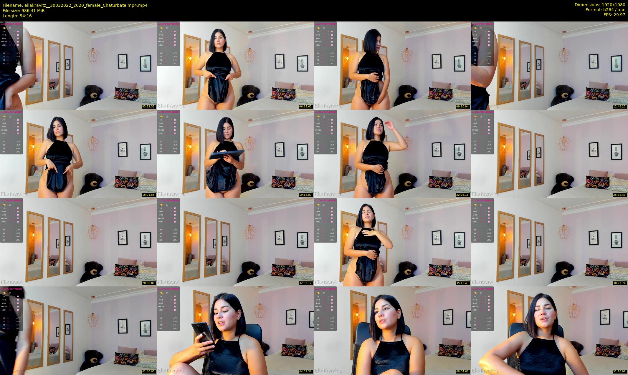 ellakravitz_ — 55 minute Chaturbate female cam show recording, 1080p, Mar 30, 2022