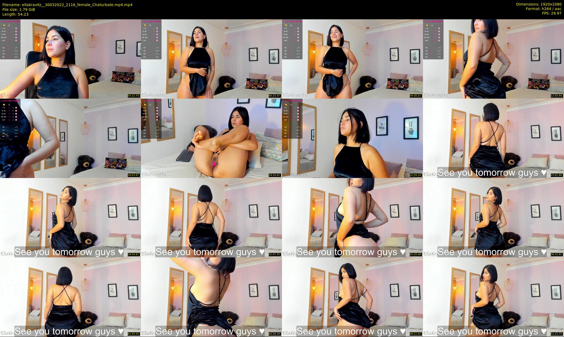 ellakravitz_ — 55 minute Chaturbate female cam show recording, 1080p, Mar 30, 2022