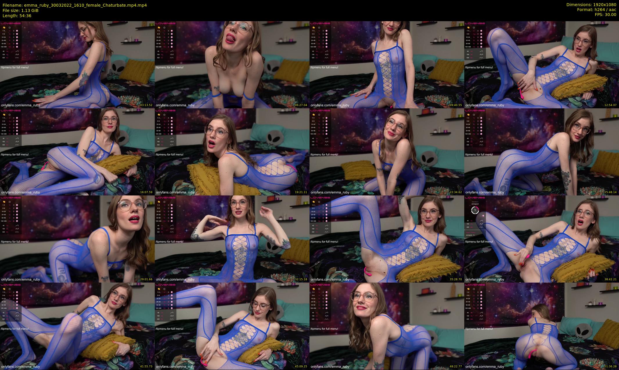 emma_ruby — 55 minute Chaturbate female cam show recording, 1080p, Mar 30, 2022