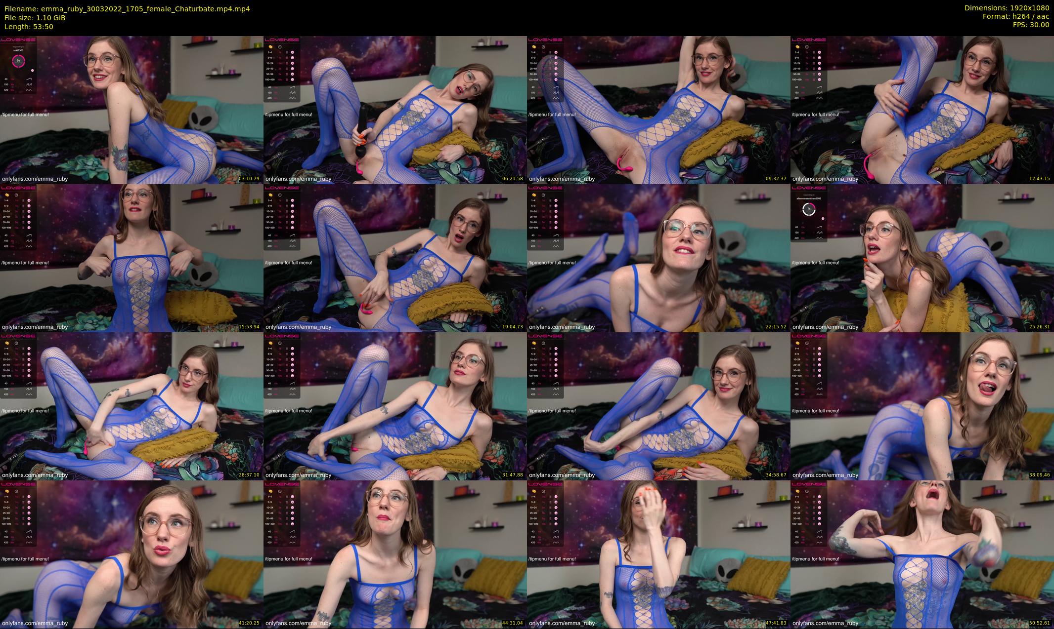 emma_ruby — 54 minute Chaturbate female cam show recording, 1080p, Mar 30, 2022