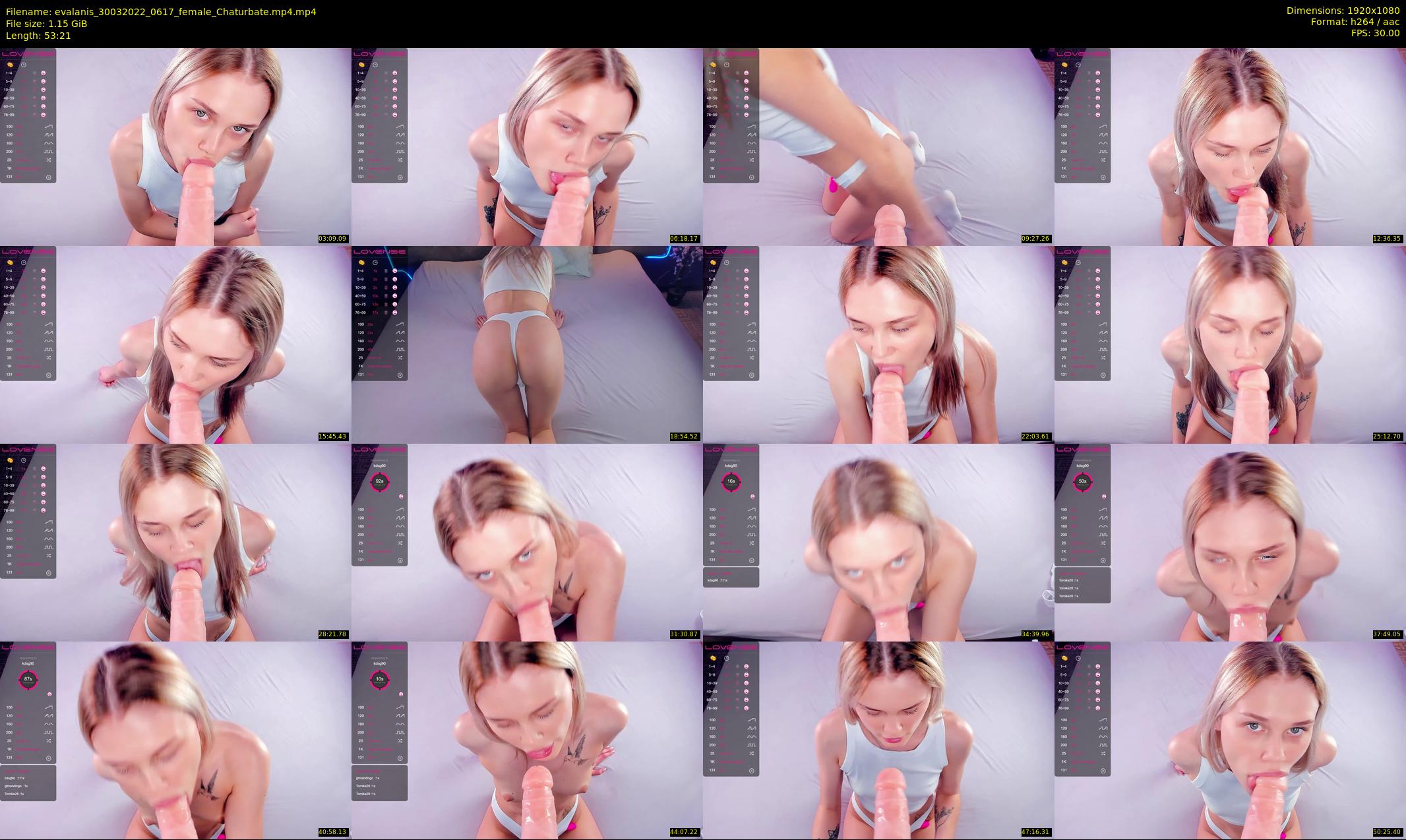 evalanis — 54 minute Chaturbate couple cam show recording, 1080p, Mar 30, 2022
