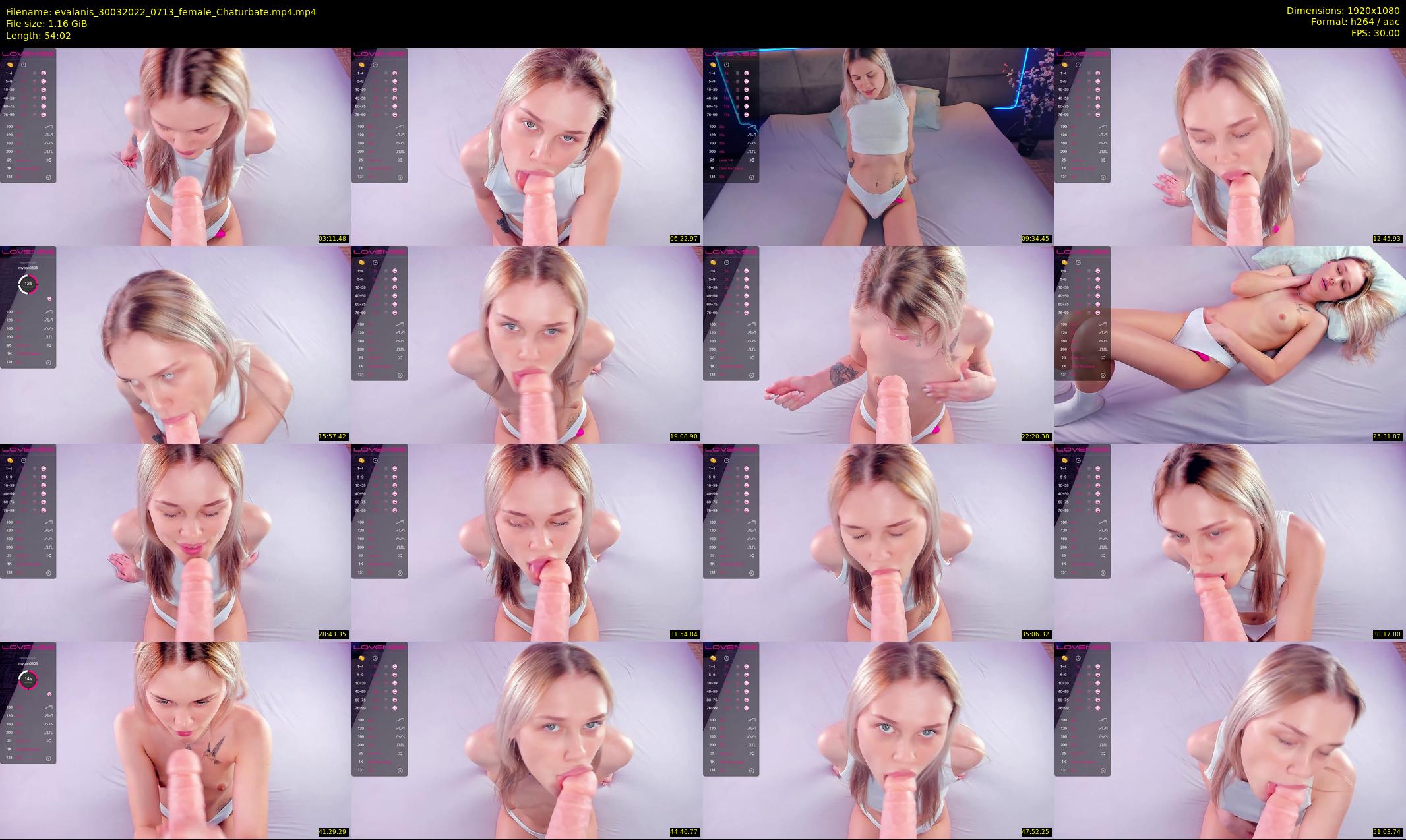 evalanis — 55 minute Chaturbate couple cam show recording, 1080p, Mar 30, 2022