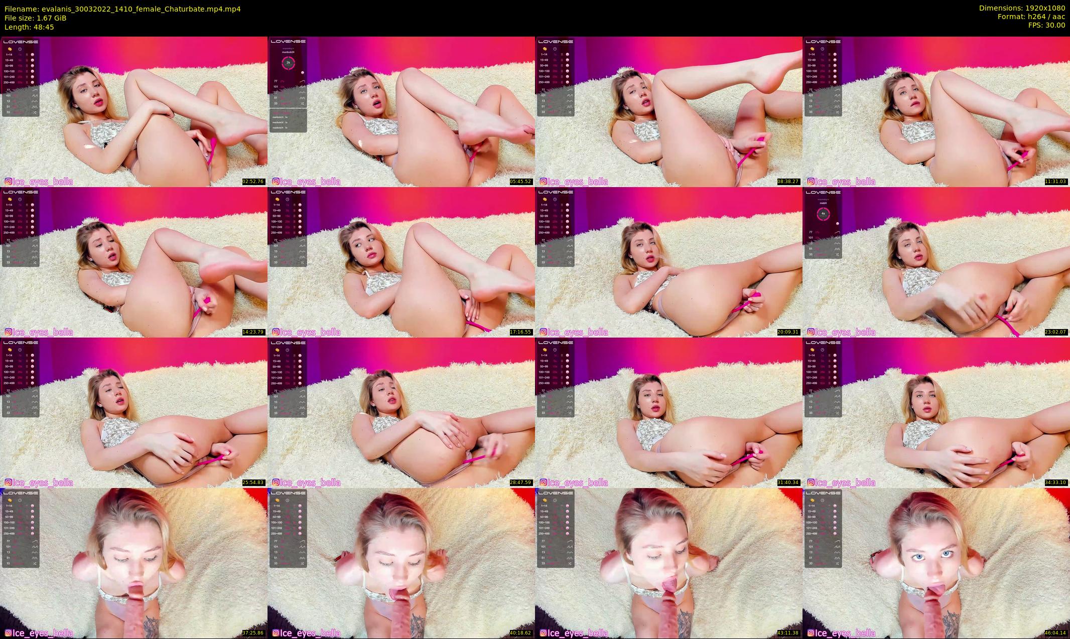 evalanis — 49 minute Chaturbate couple cam show recording, 1080p, Mar 30, 2022