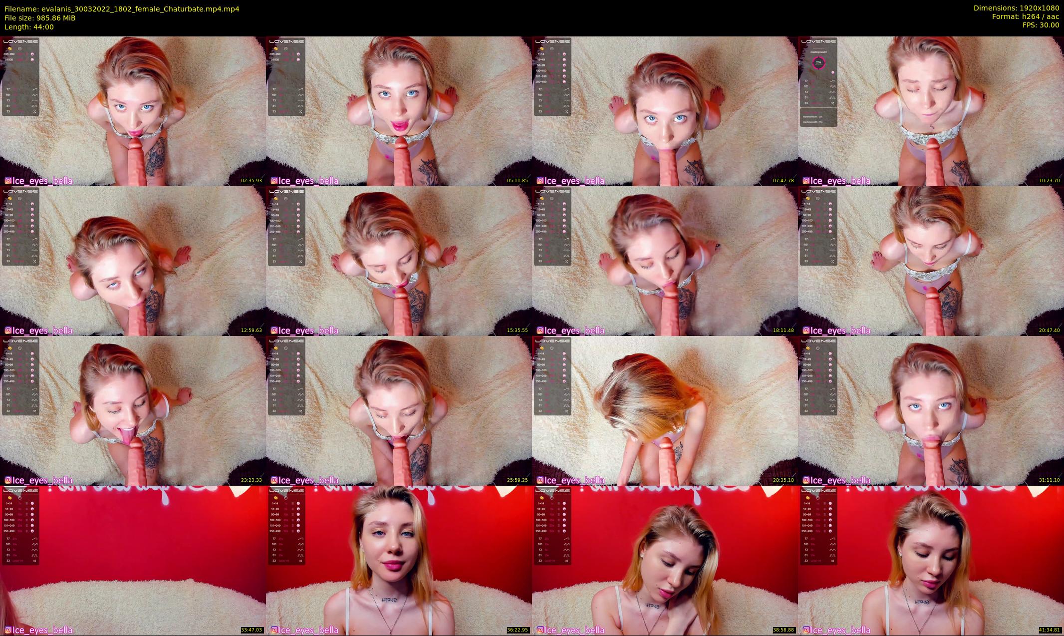 evalanis — 44 minute Chaturbate couple cam show recording, 1080p, Mar 30, 2022