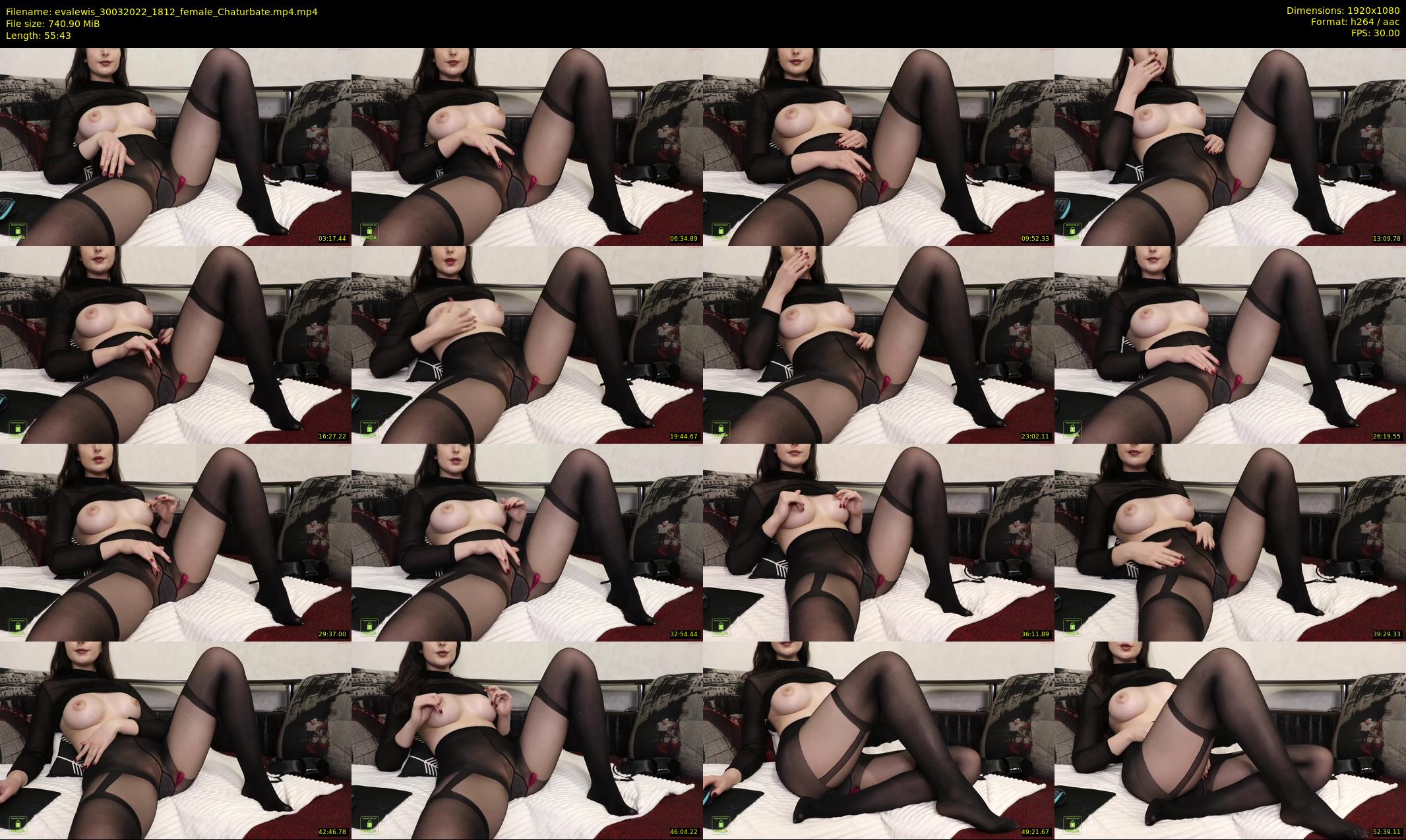 evalewis — 56 minute Chaturbate female cam show recording, 1080p, Mar 30, 2022