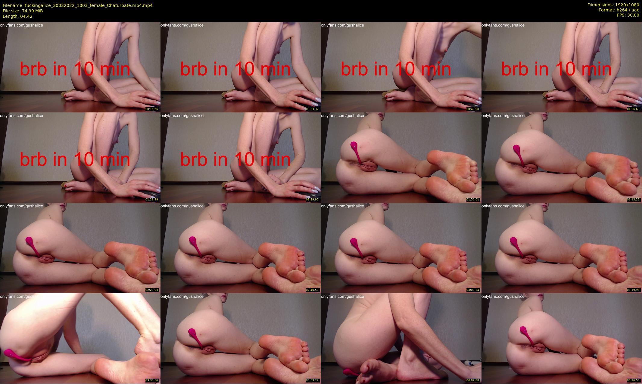 fuckingalice — 5 minute Chaturbate female cam show recording, 1080p, Mar 30, 2022