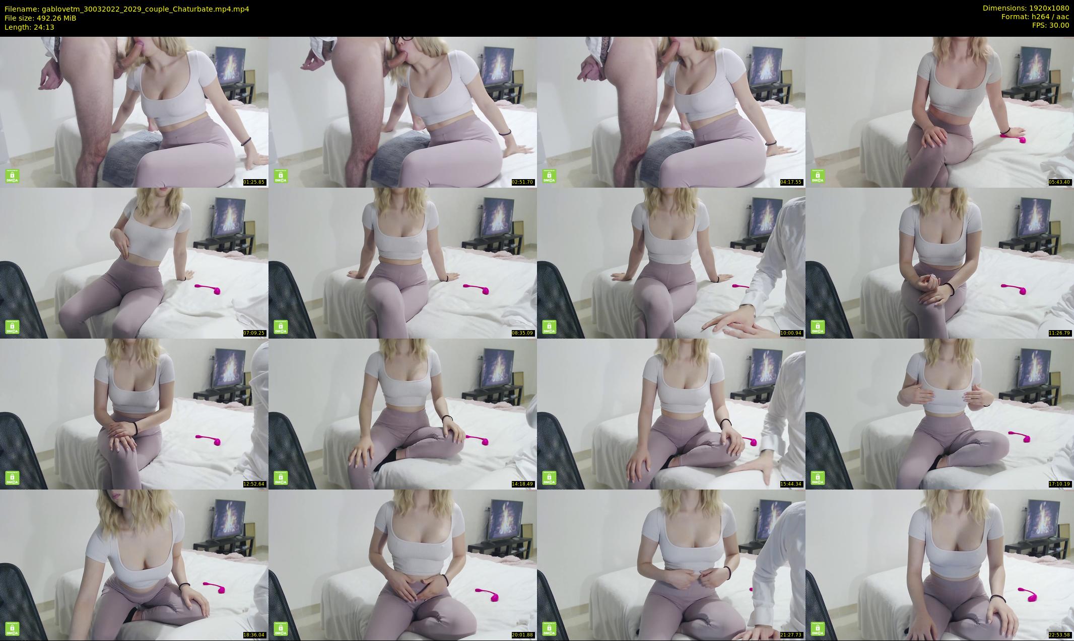 gablovetm — 25 minute Chaturbate couple cam show recording, 1080p, Mar 30, 2022