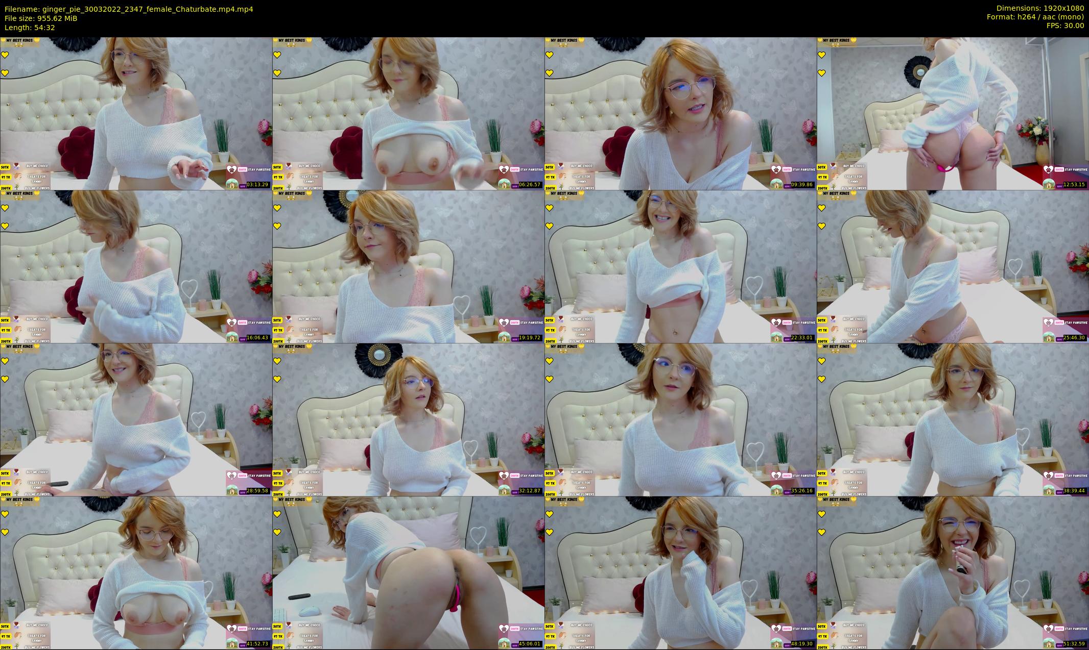 ginger_pie — 55 minute Chaturbate female cam show recording, 1080p, Mar 30, 2022