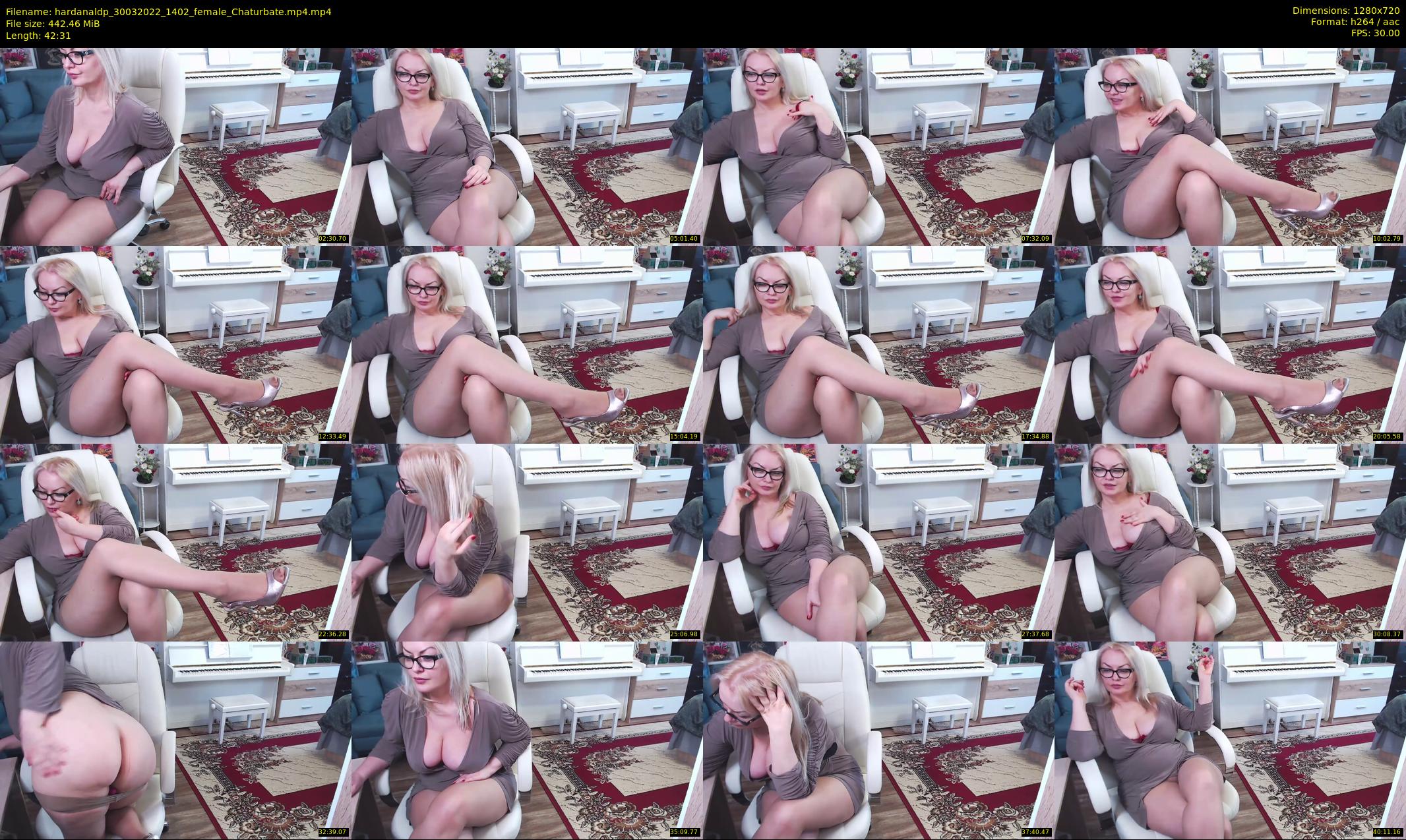 hardanaldp — 43 minute Chaturbate female cam show recording, 720p, Mar 30, 2022