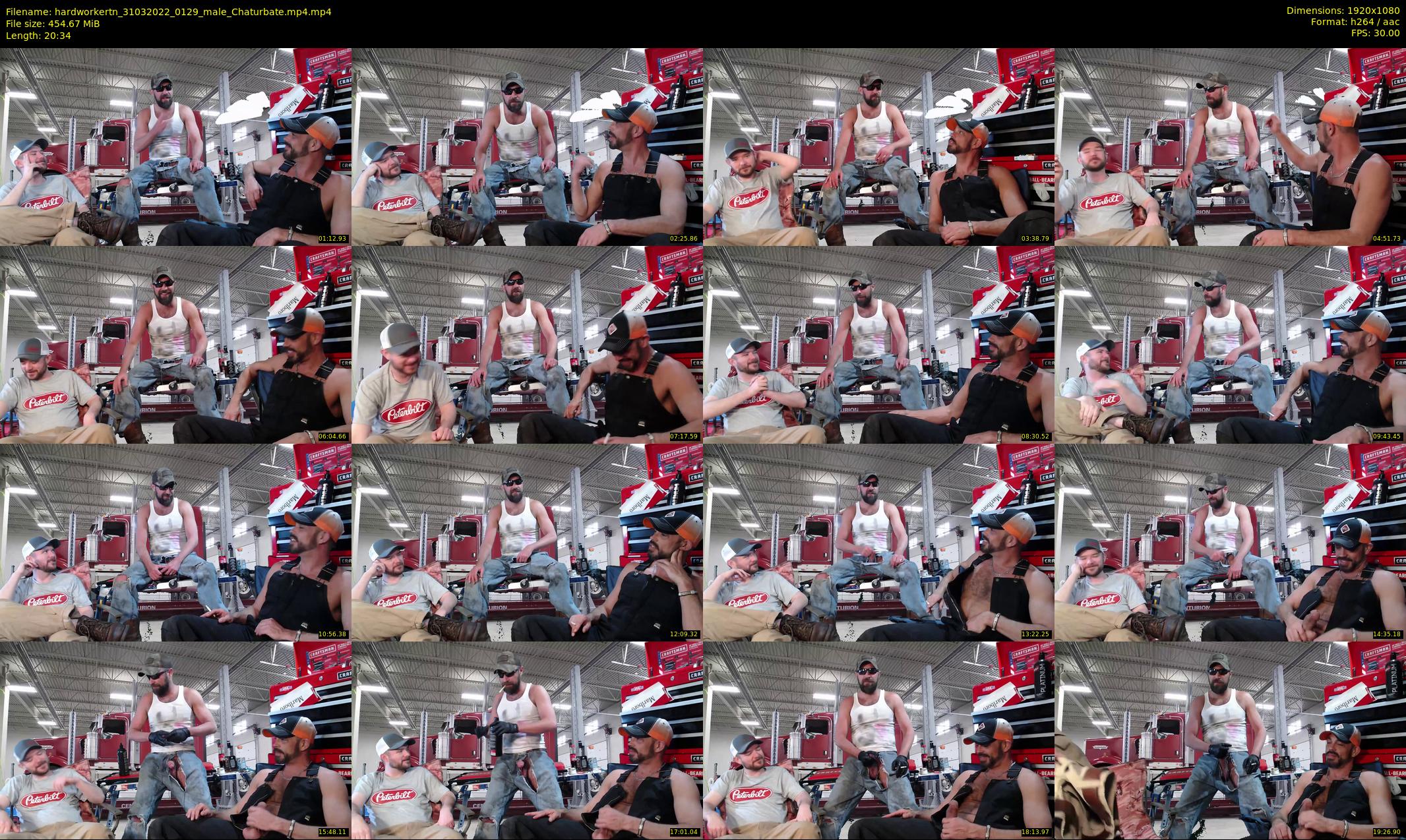 hardworkertn — 21 minute Chaturbate male cam show recording, 1080p, Mar 31, 2022