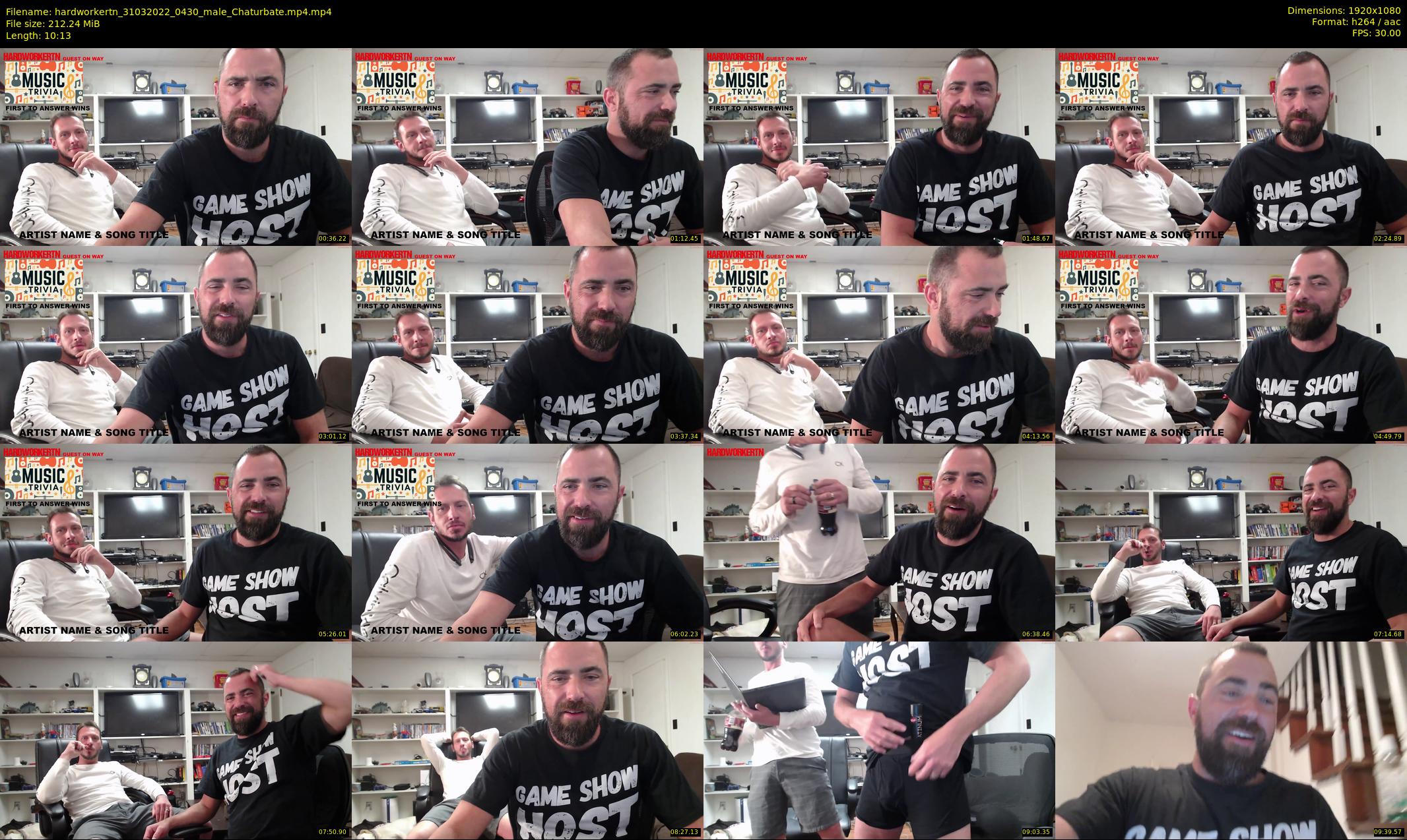 hardworkertn — 11 minute Chaturbate male cam show recording, 1080p, Mar 31, 2022