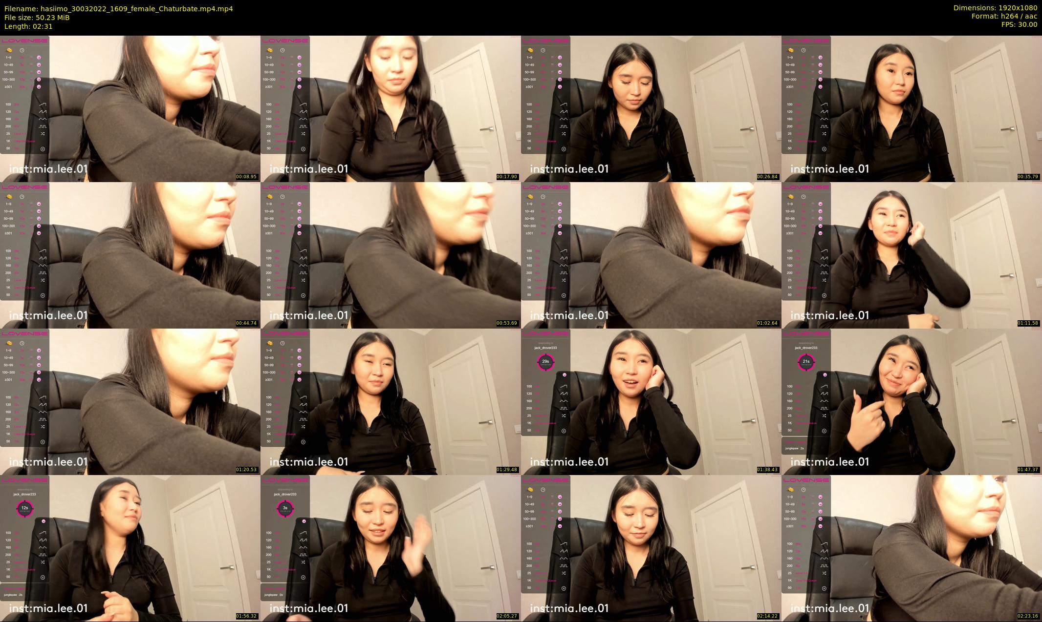 hasiimo — 3 minute Chaturbate female cam show recording, 1080p, Mar 30, 2022