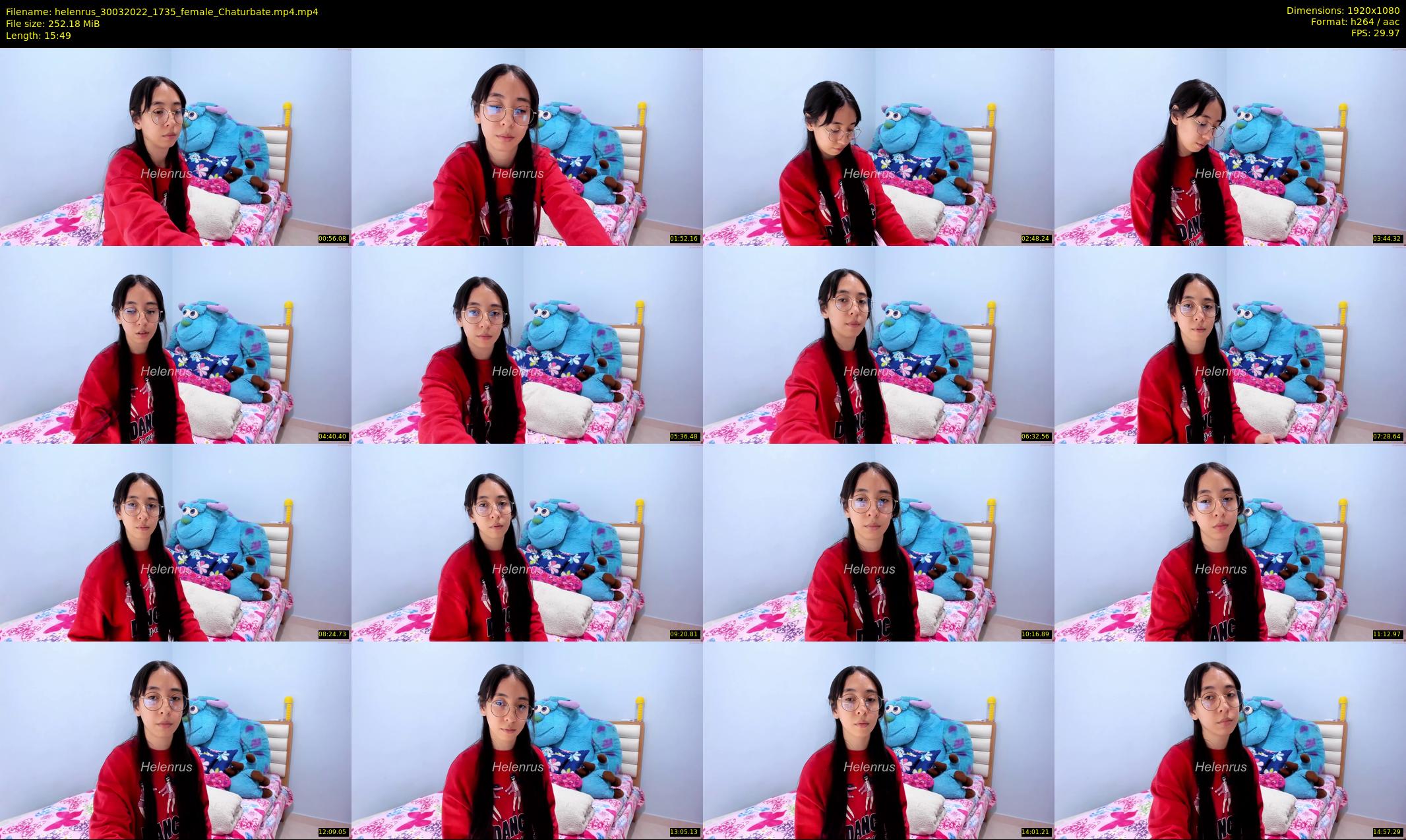 helenrus — 16 minute Chaturbate female cam show recording, 1080p, Mar 30, 2022