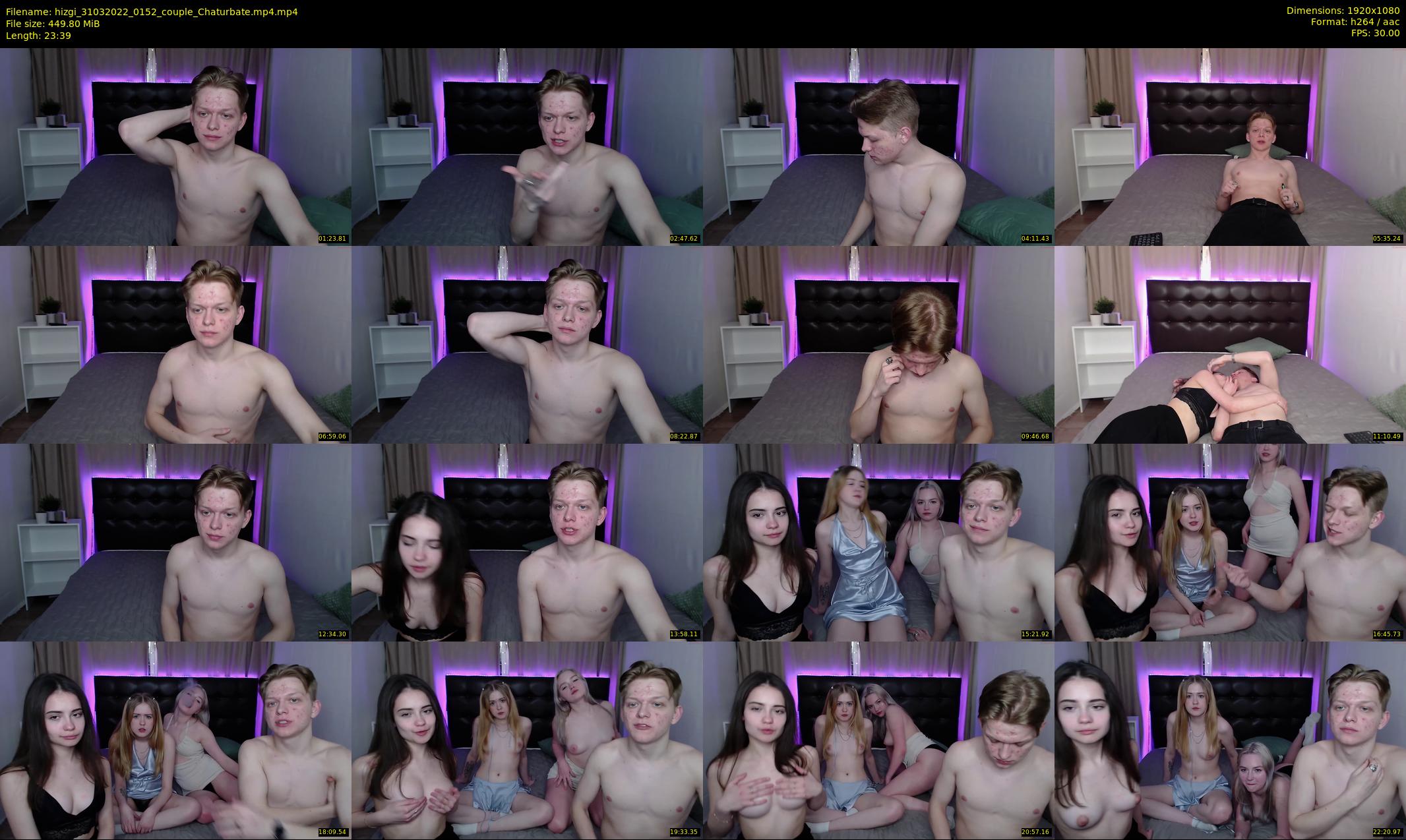 hizgi — 24 minute Chaturbate couple cam show recording, 1080p, Mar 31, 2022