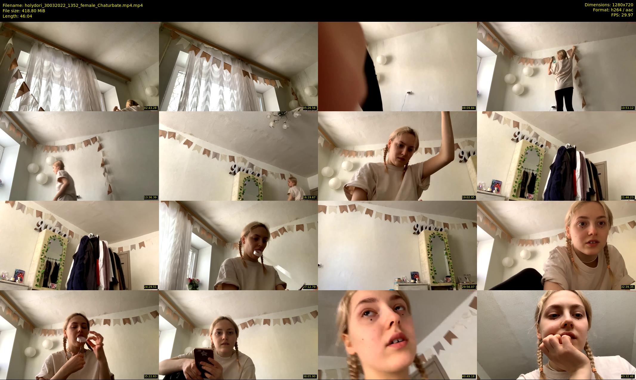 holydori — 47 minute Chaturbate female cam show recording, 720p, Mar 30, 2022